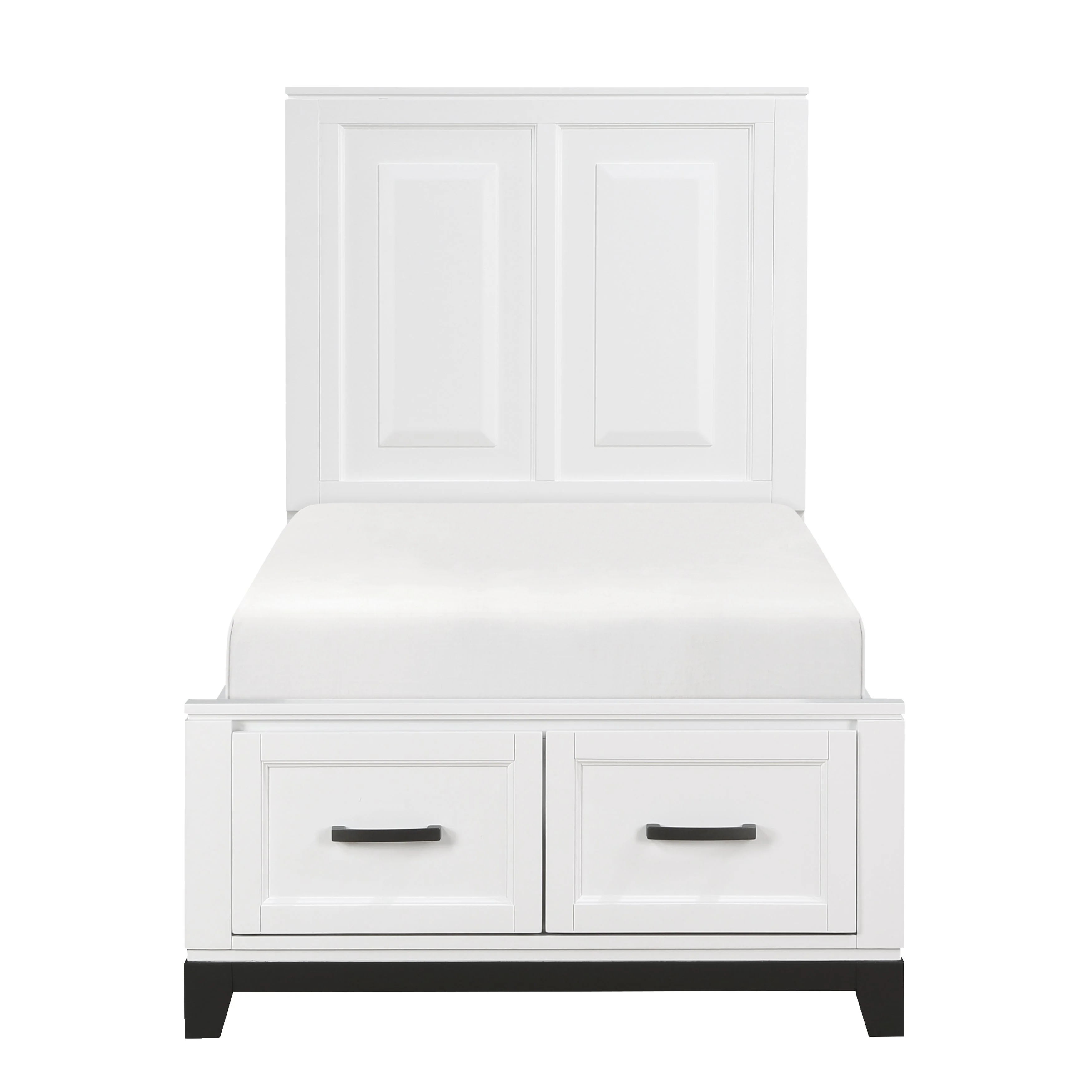 Garretson White Twin Storage Platform Bed - Image 8