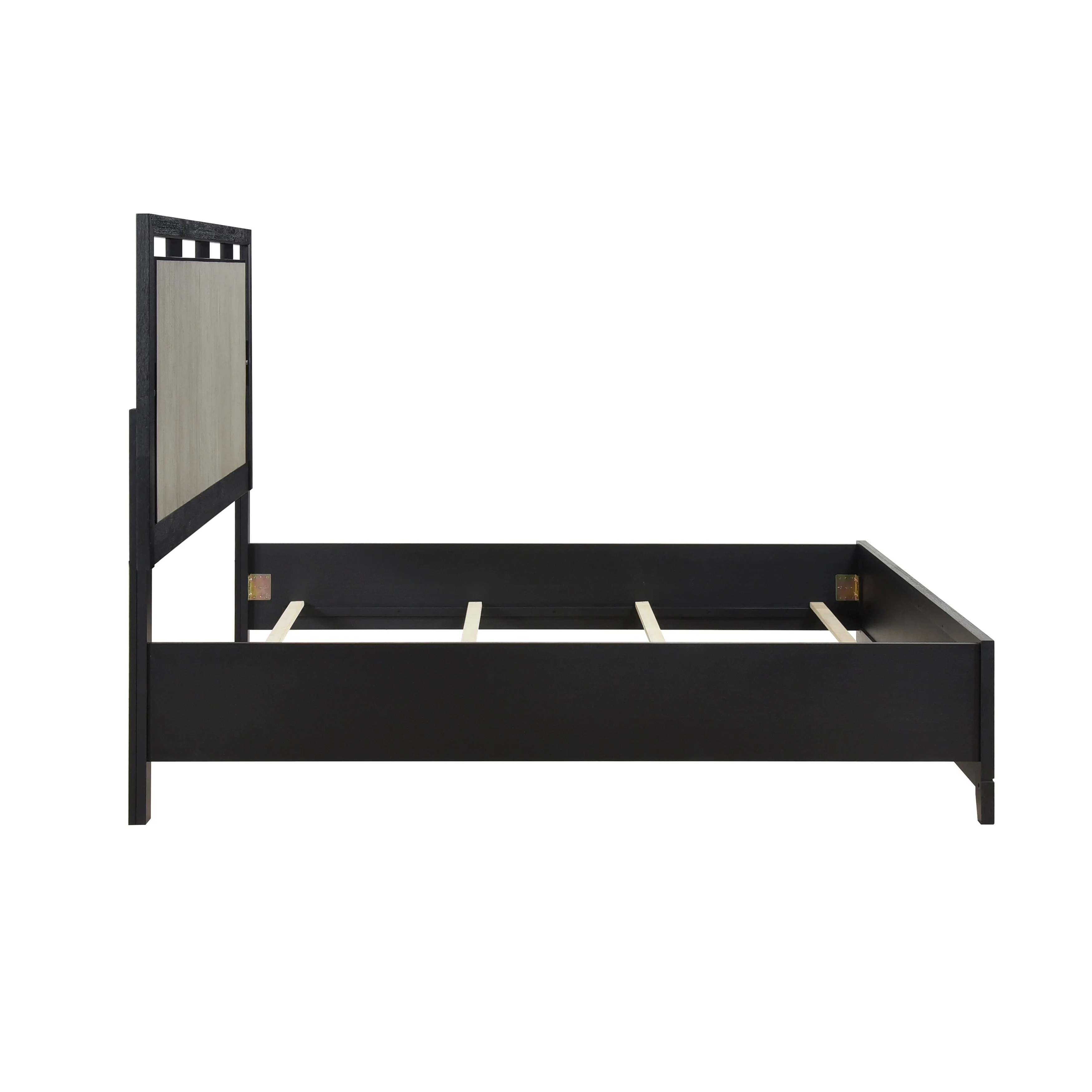 Garrison Charcoal/Gray LED Panel Bedroom Set - Image 6