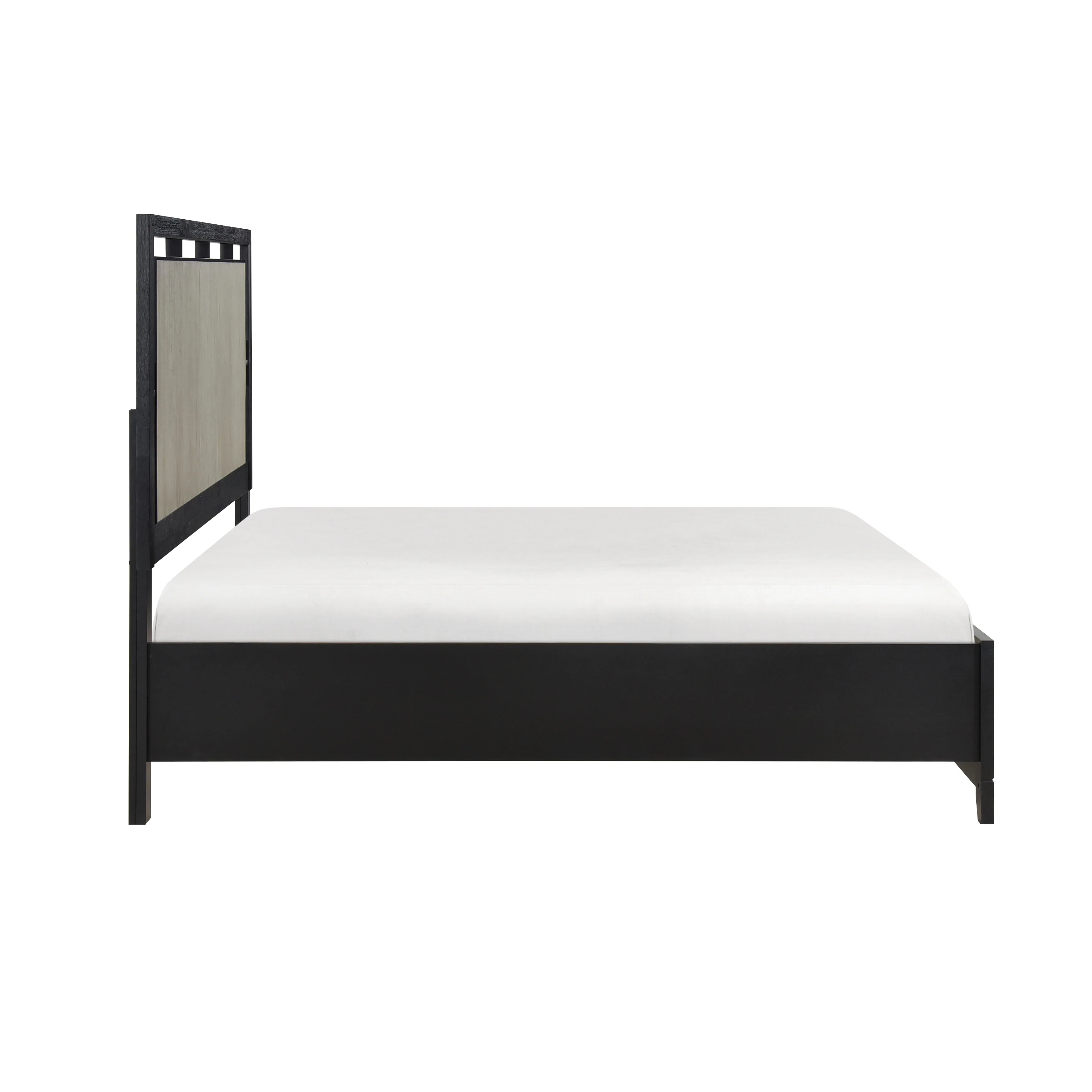 Garrison Charcoal & Gray Queen LED Panel Bed - Image 12