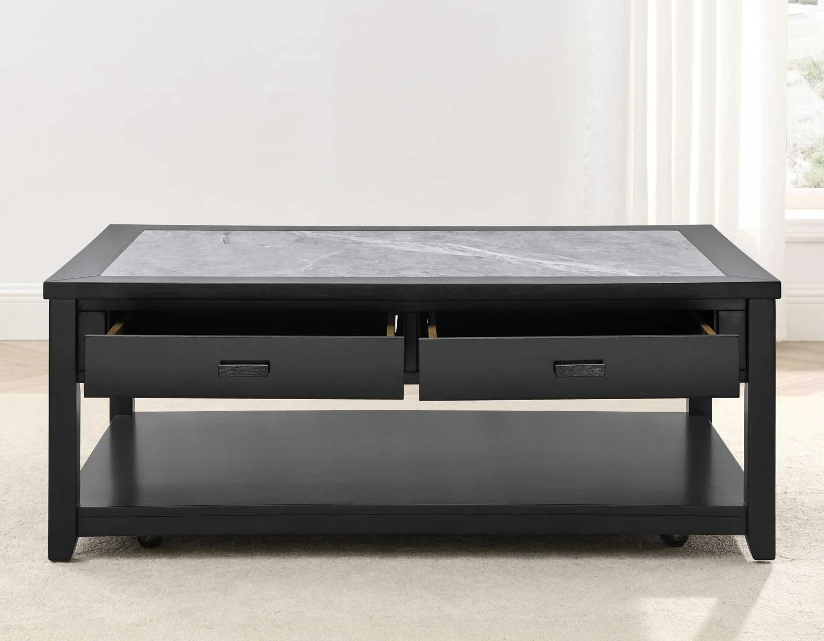 Garvine 3-Piece Sintered Stone Table Set - Image 3