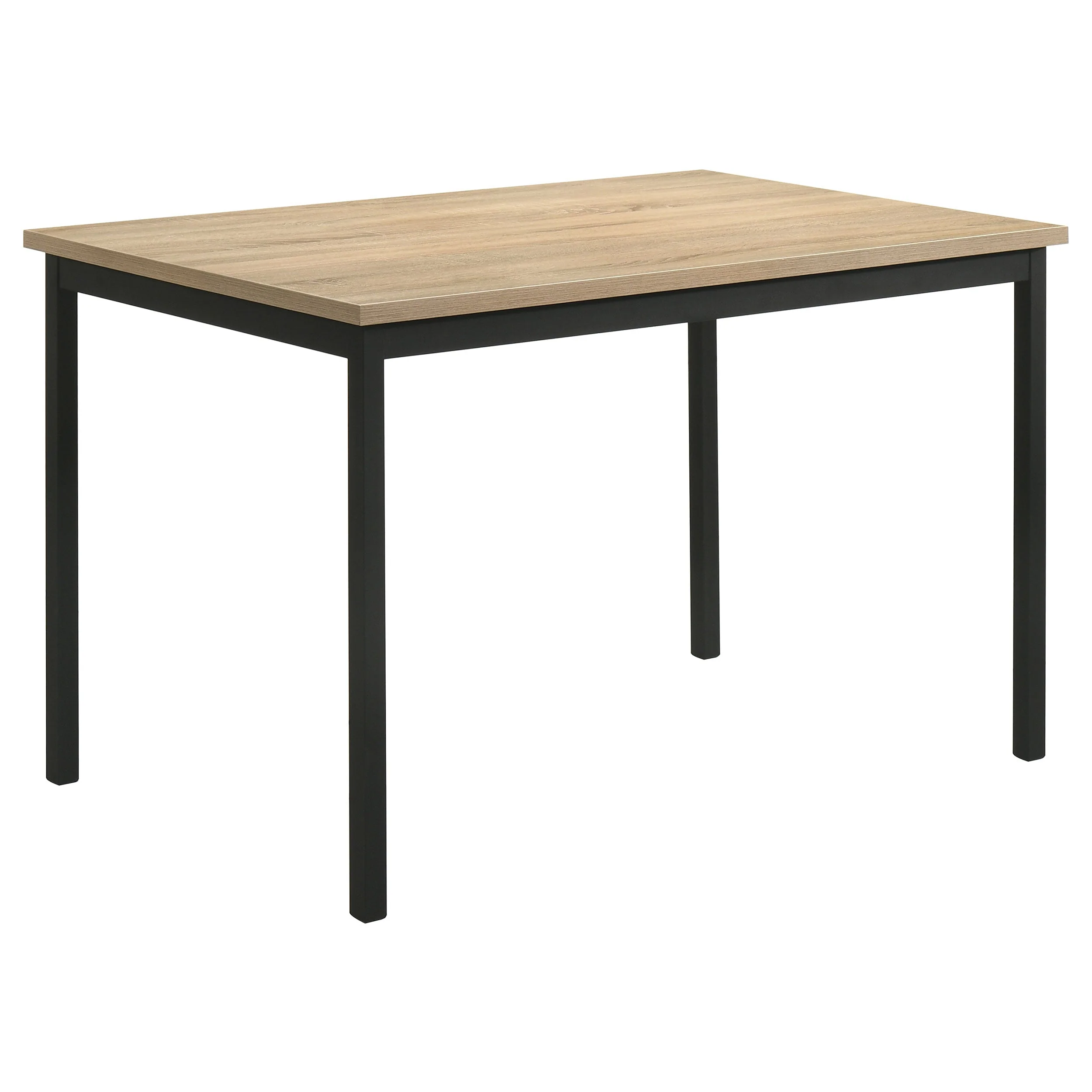 Garza Greige Oak Rectangular 48-inch Dining Table - Image 2