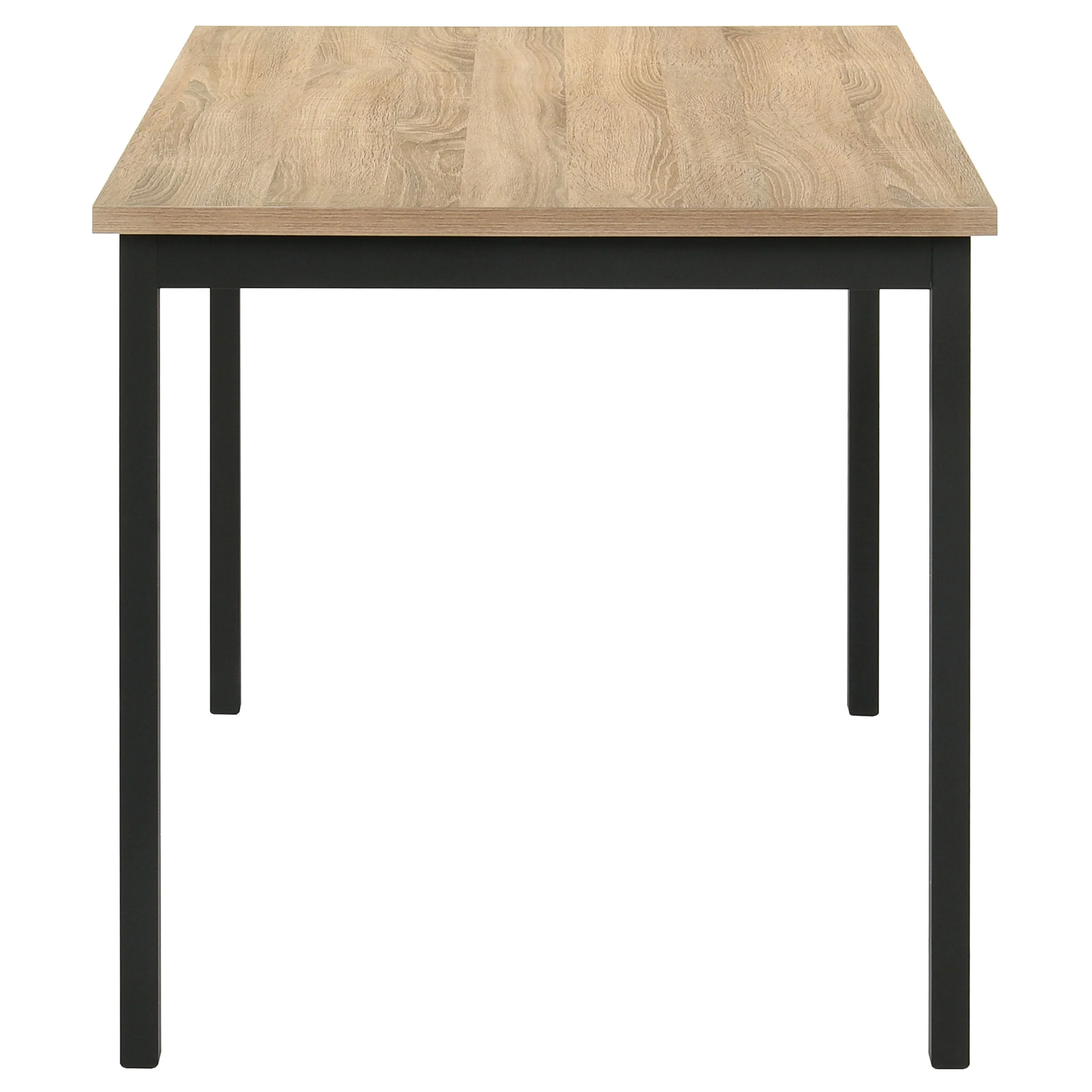 Garza Greige Oak Rectangular 48-inch Dining Table - Image 4