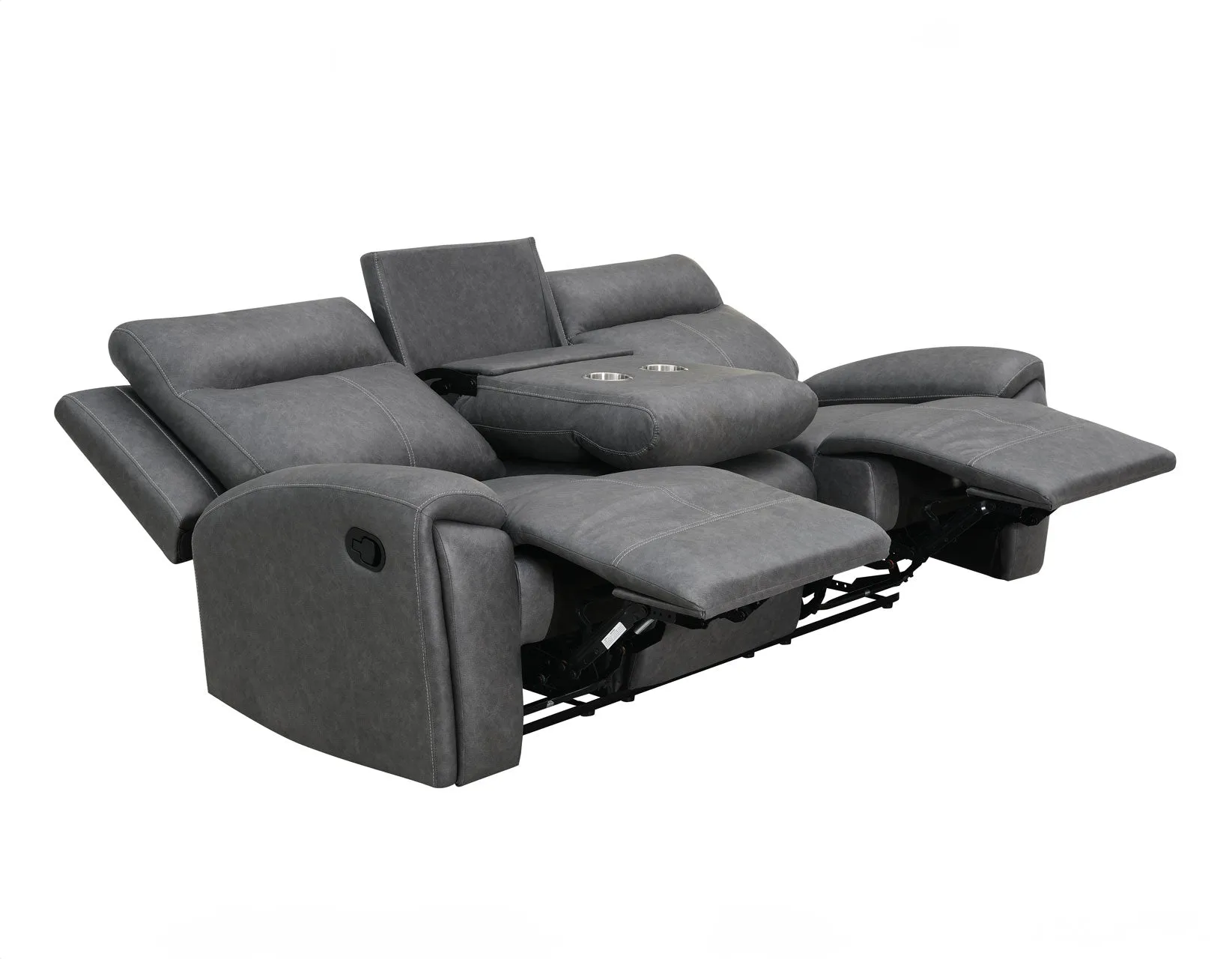 Gaston Reclining Sofa with Drop-Down Console - Image 6