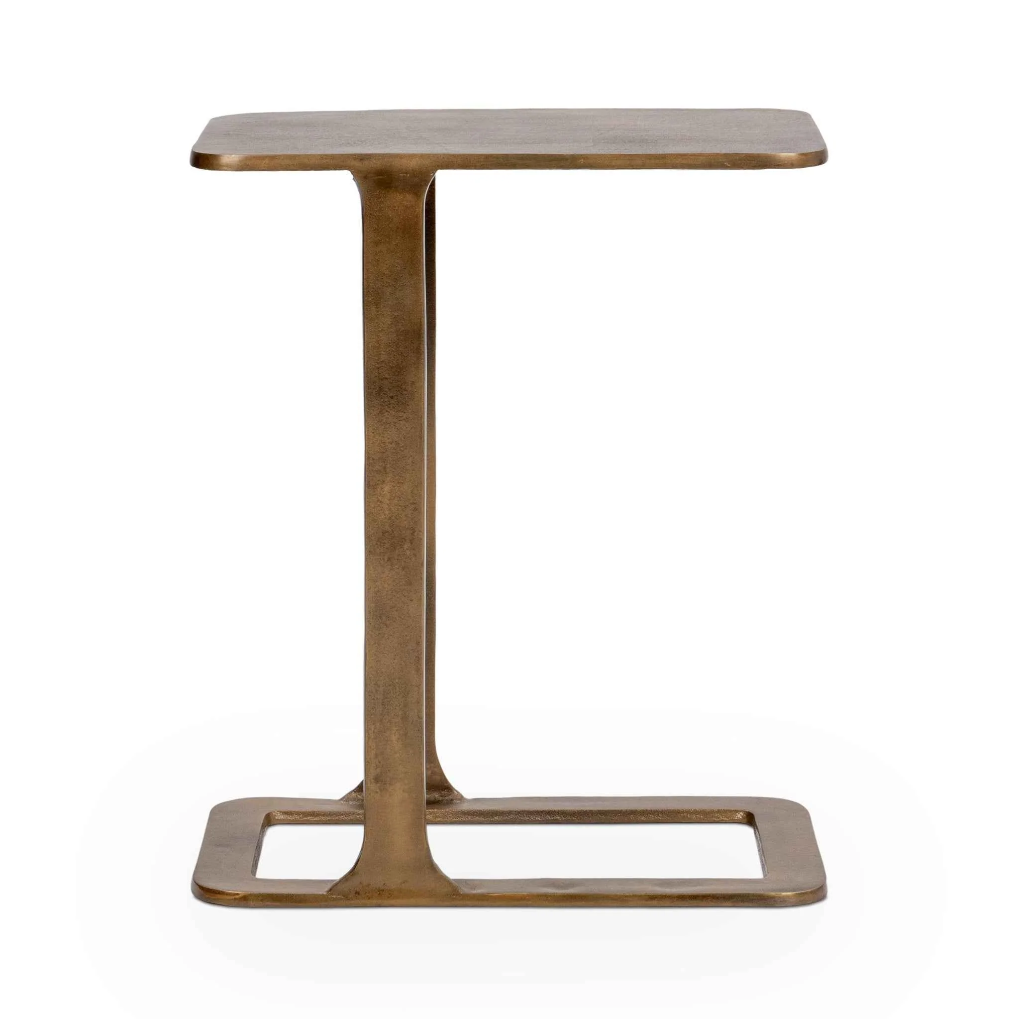 Geanna Accent Table - Antique Brass - Image 3