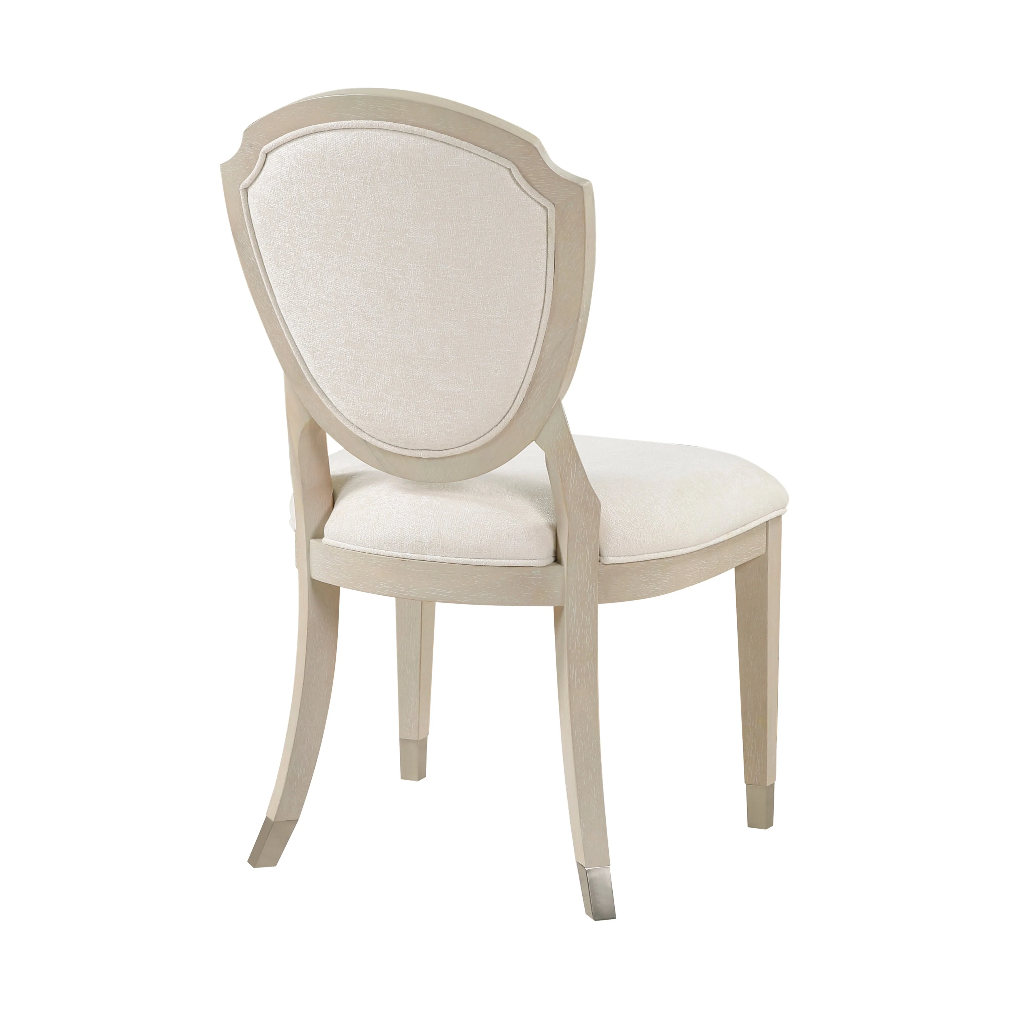 Genoa Light Oak/Ivory Dining Side Chair, Set of 2 - Image 3