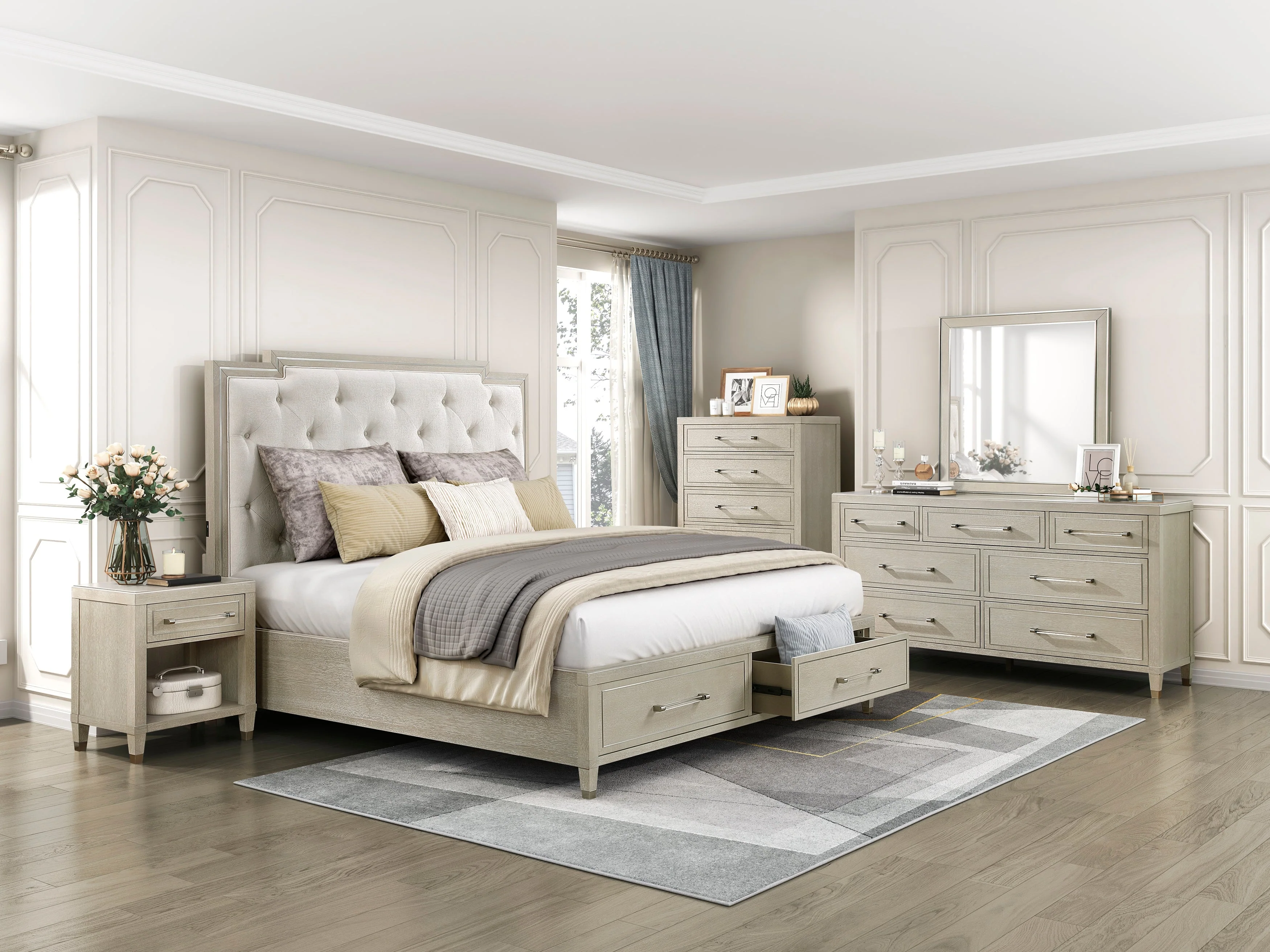 Genoa Light Oak Nightstand - Image 6