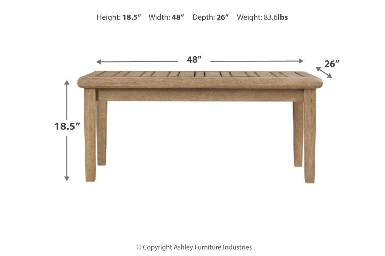 Gerianne Grayish Brown Coffee Table - Image 4