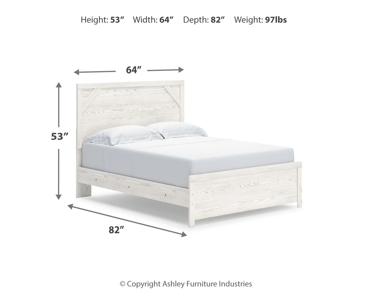 Gerridan White/Gray Panel Bedroom Set - Image 28
