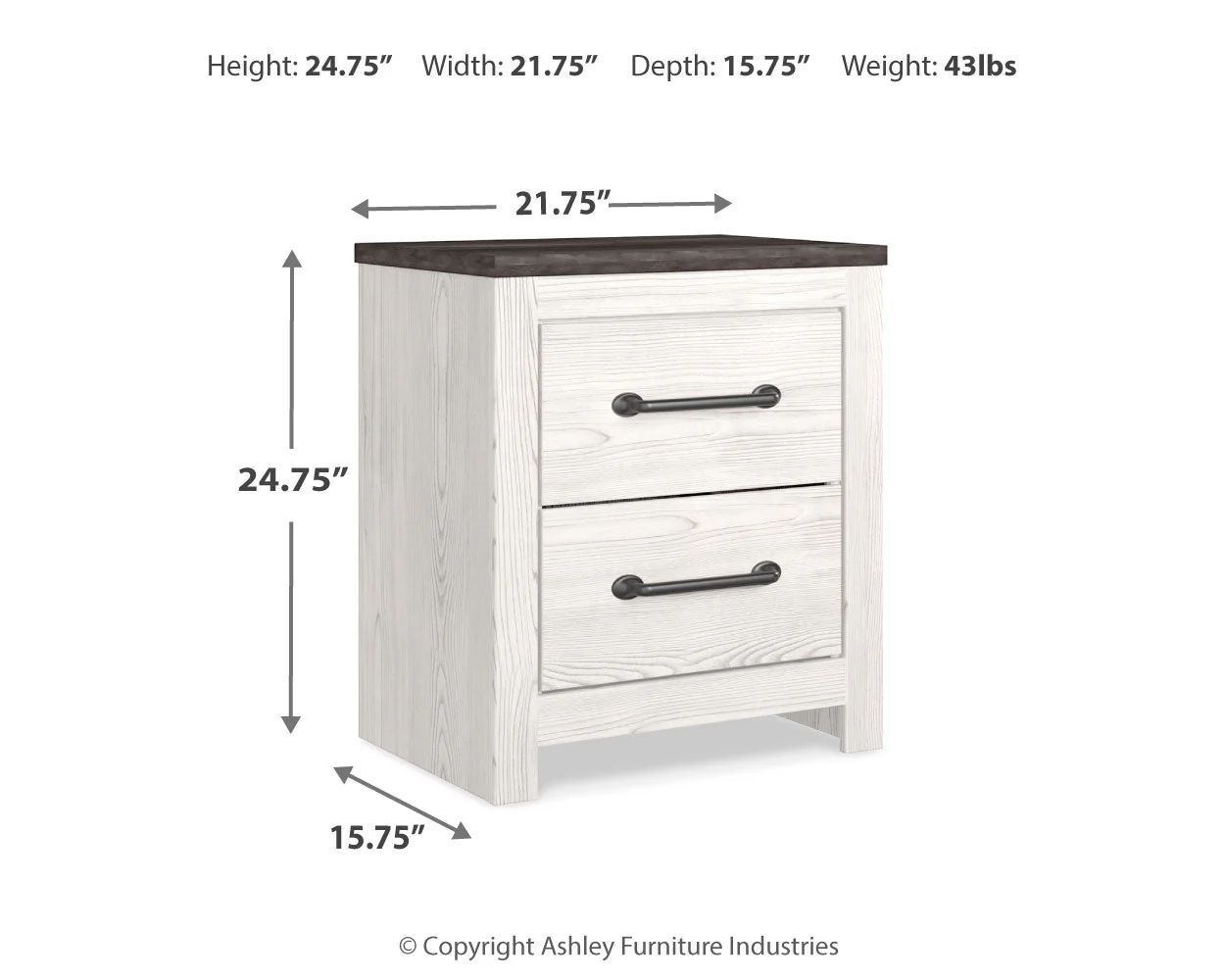 Gerridan White/Gray Panel Bedroom Set - Image 29