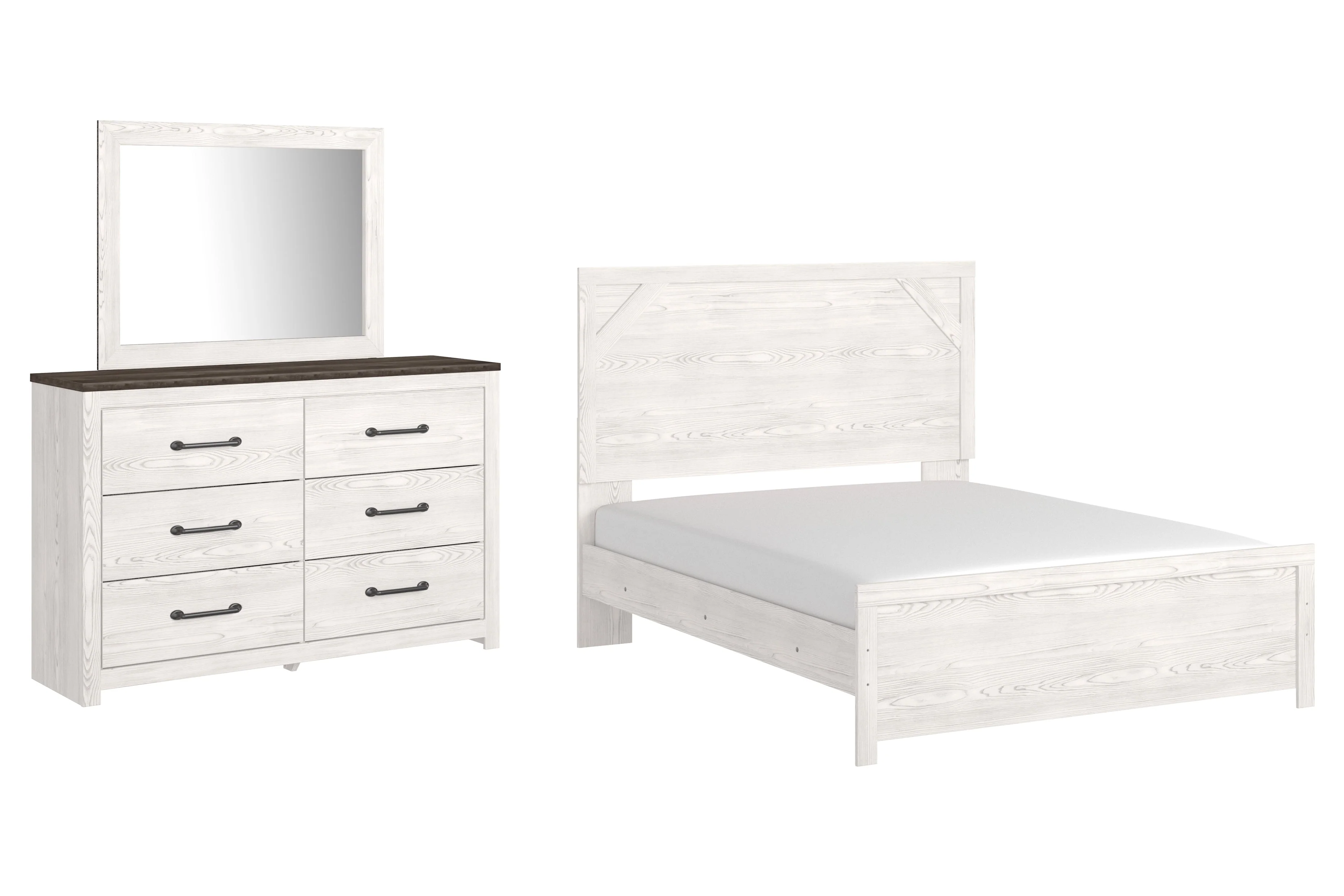 Gerridan White/Gray Panel Bedroom Set - Image 41