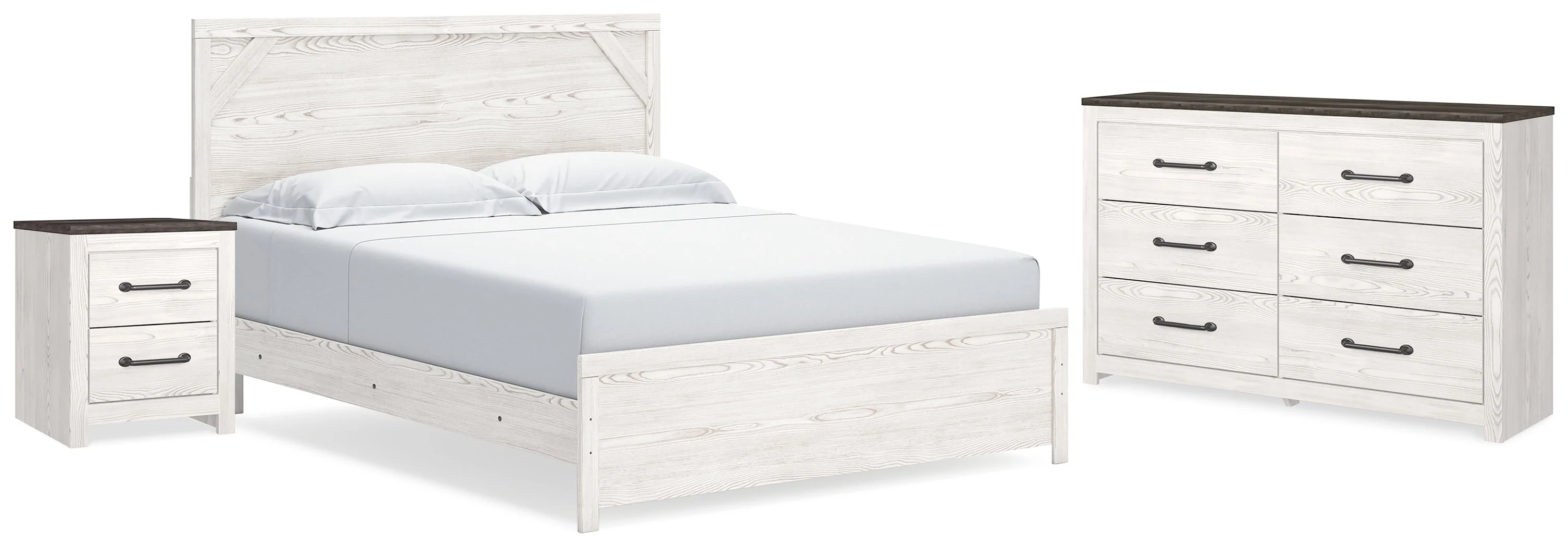 Gerridan White/Gray Panel Bedroom Set - Image 43