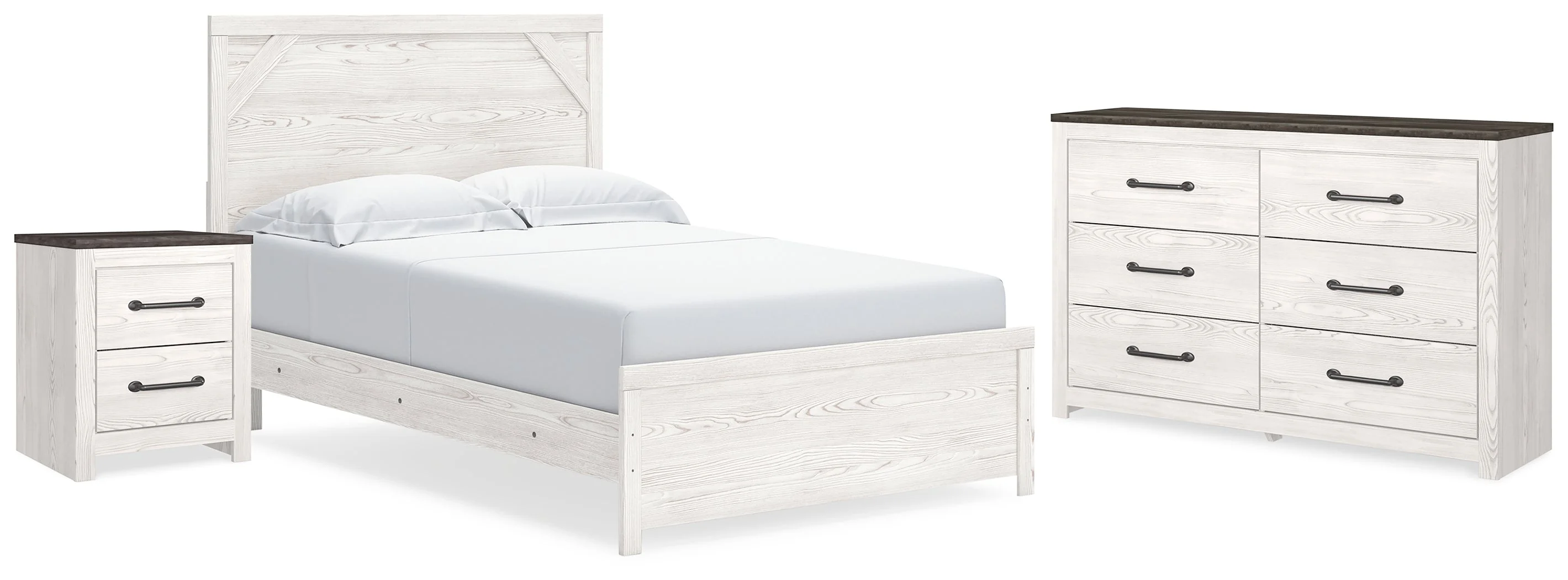 Gerridan White/Gray Panel Bedroom Set - Image 50