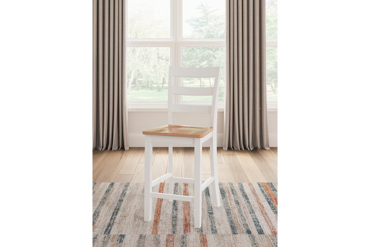 Gesthaven Natural/White Counter Height Dining Table and 2 Barstools - Image 16