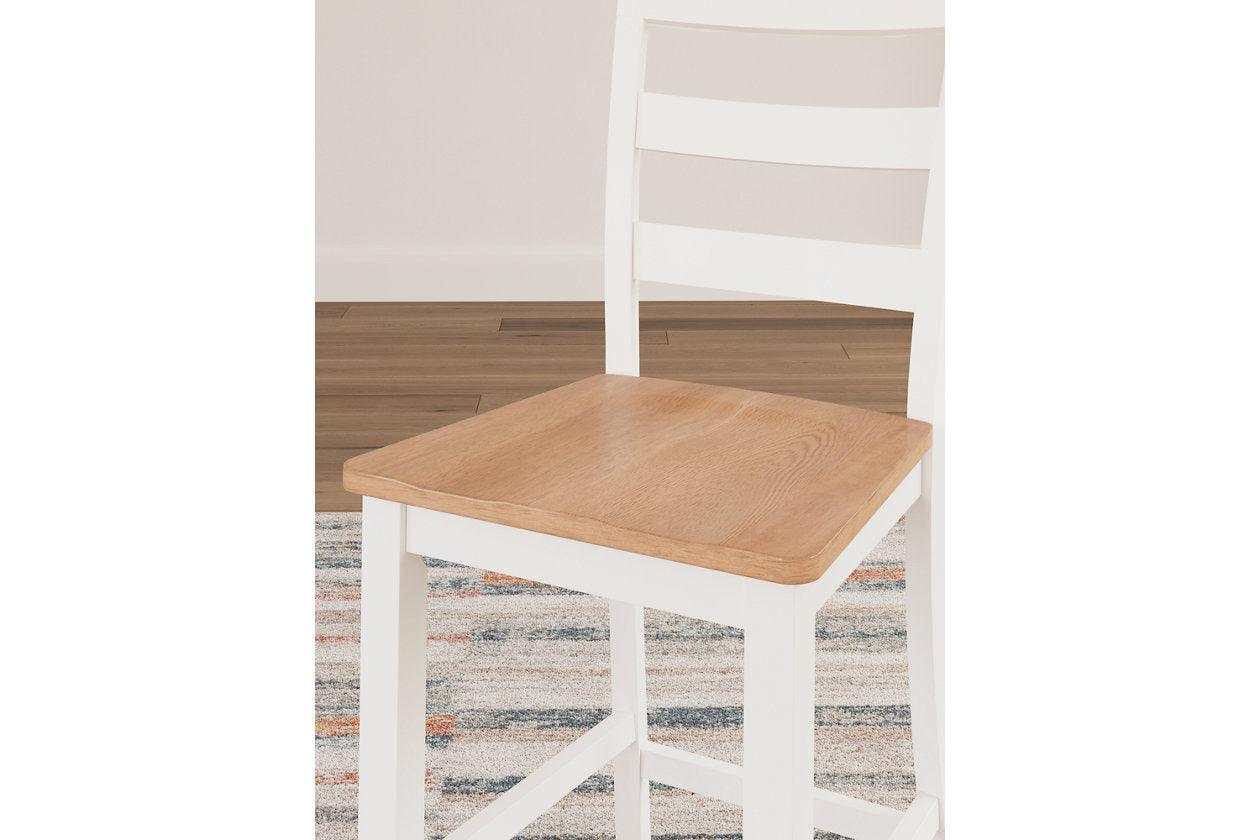 Gesthaven Natural/White Counter Height Dining Table and 2 Barstools - Image 18