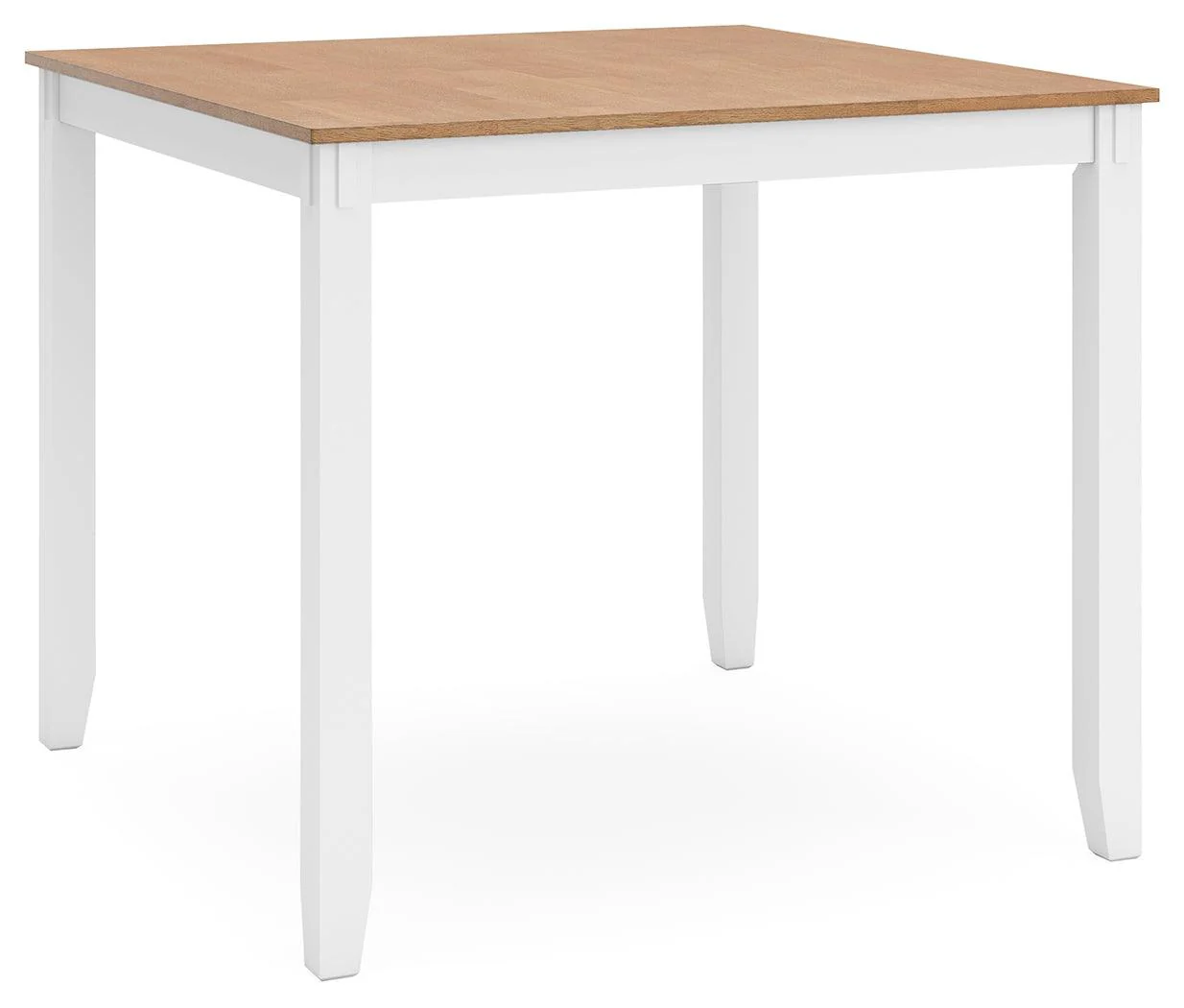 Gesthaven Natural/White Counter Height Dining Table and 4 Barstools - Image 3