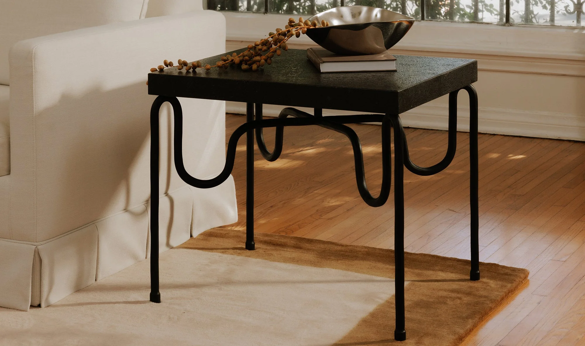 Getty Side Table Black Granite - Image 5