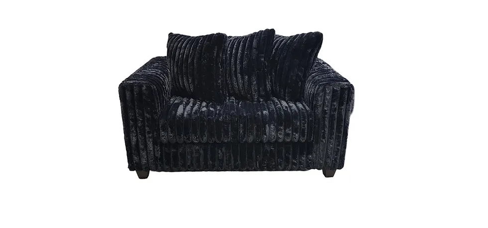 Gia Black Sofa & Loveseat - Image 3