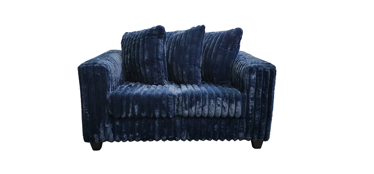 Gia Blue Sofa & Loveseat - Image 3