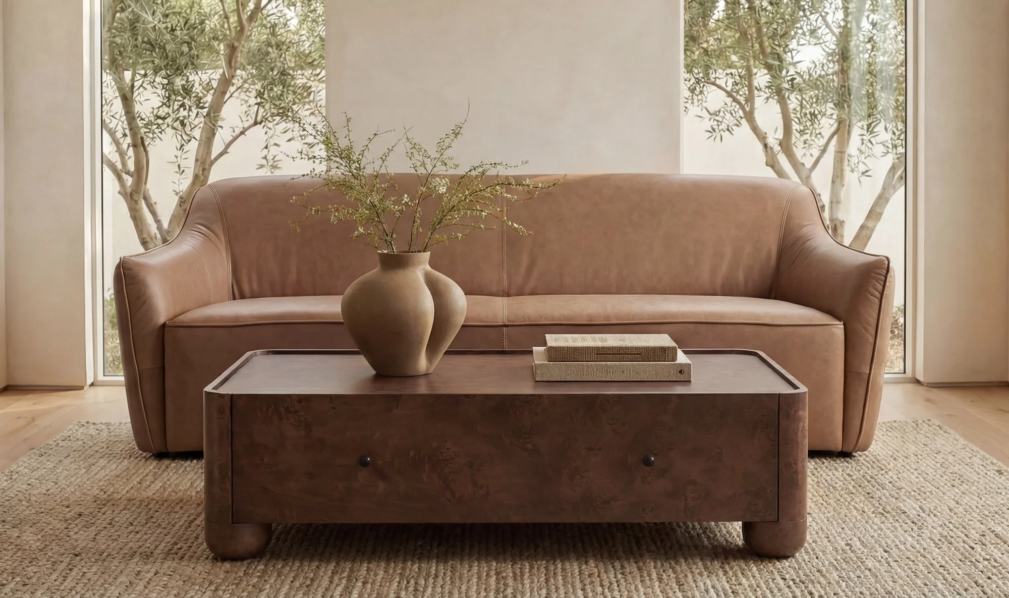 Gibson Coffee Table Burl - Image 4
