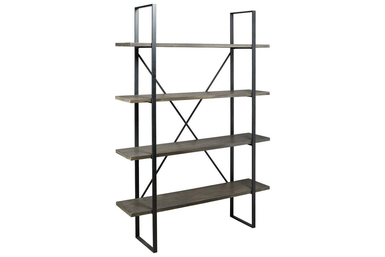 Gilesgrove Black/Gray Bookcase - Image 5