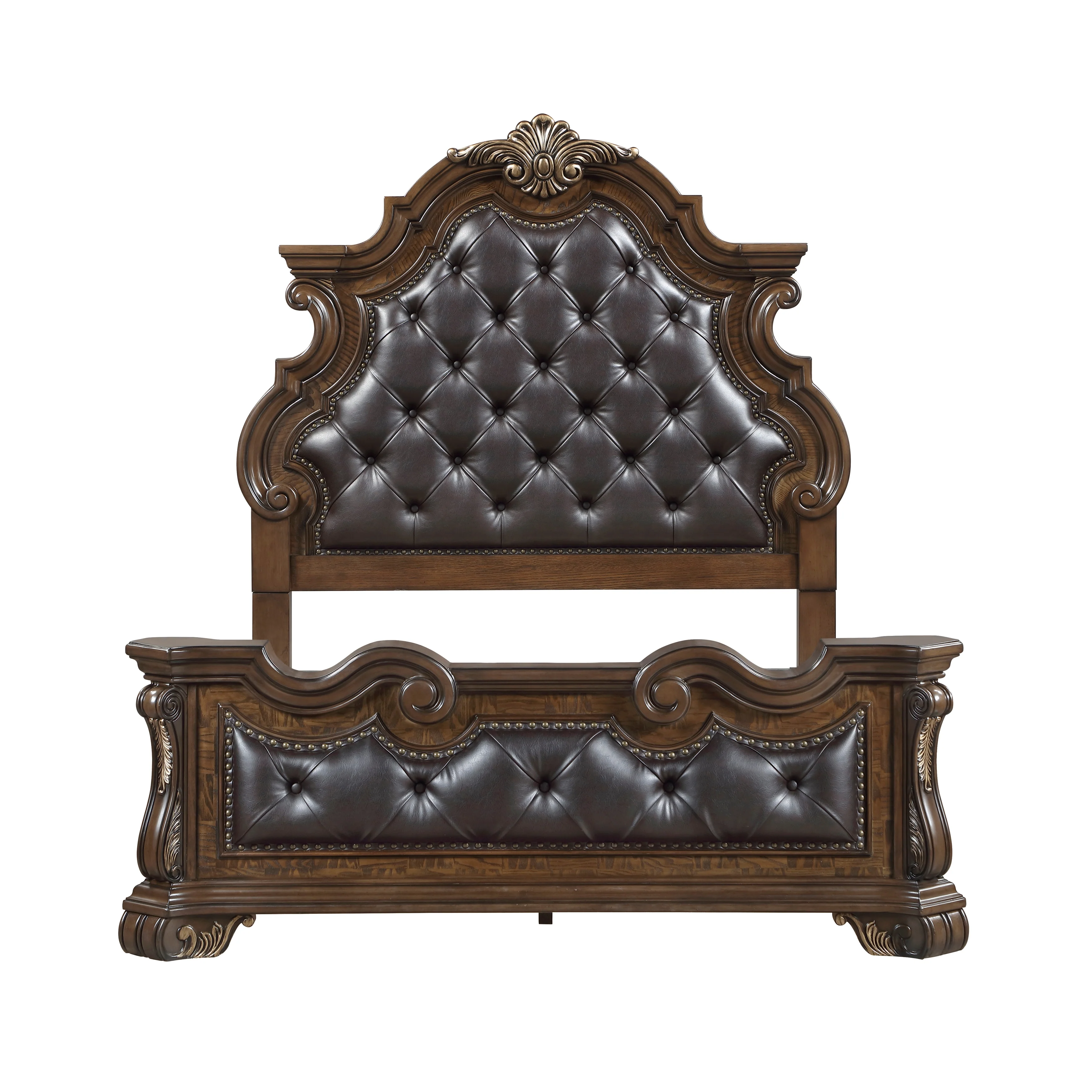 Gilmartin Dark Brown Queen Panel Bed - Image 3