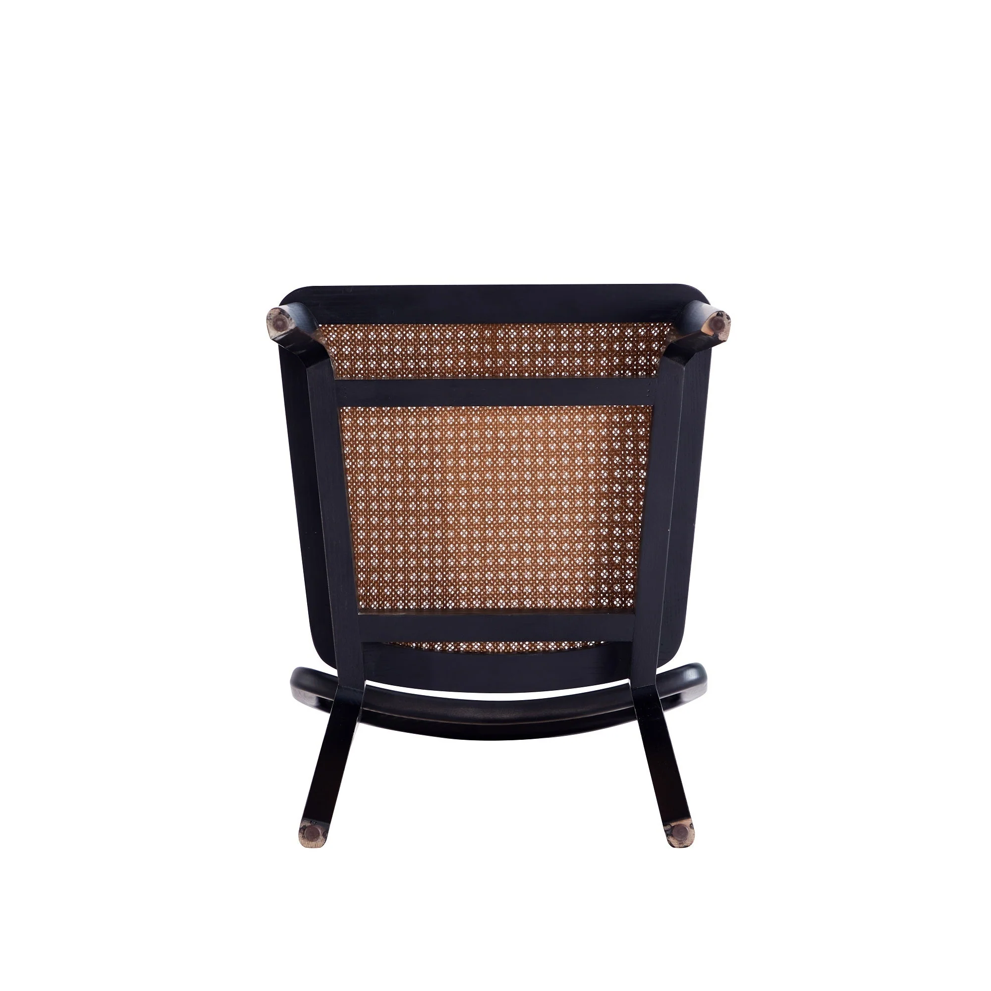 Giverny Dining Chair in Black and Natural Cane (set of 4) - Image 10