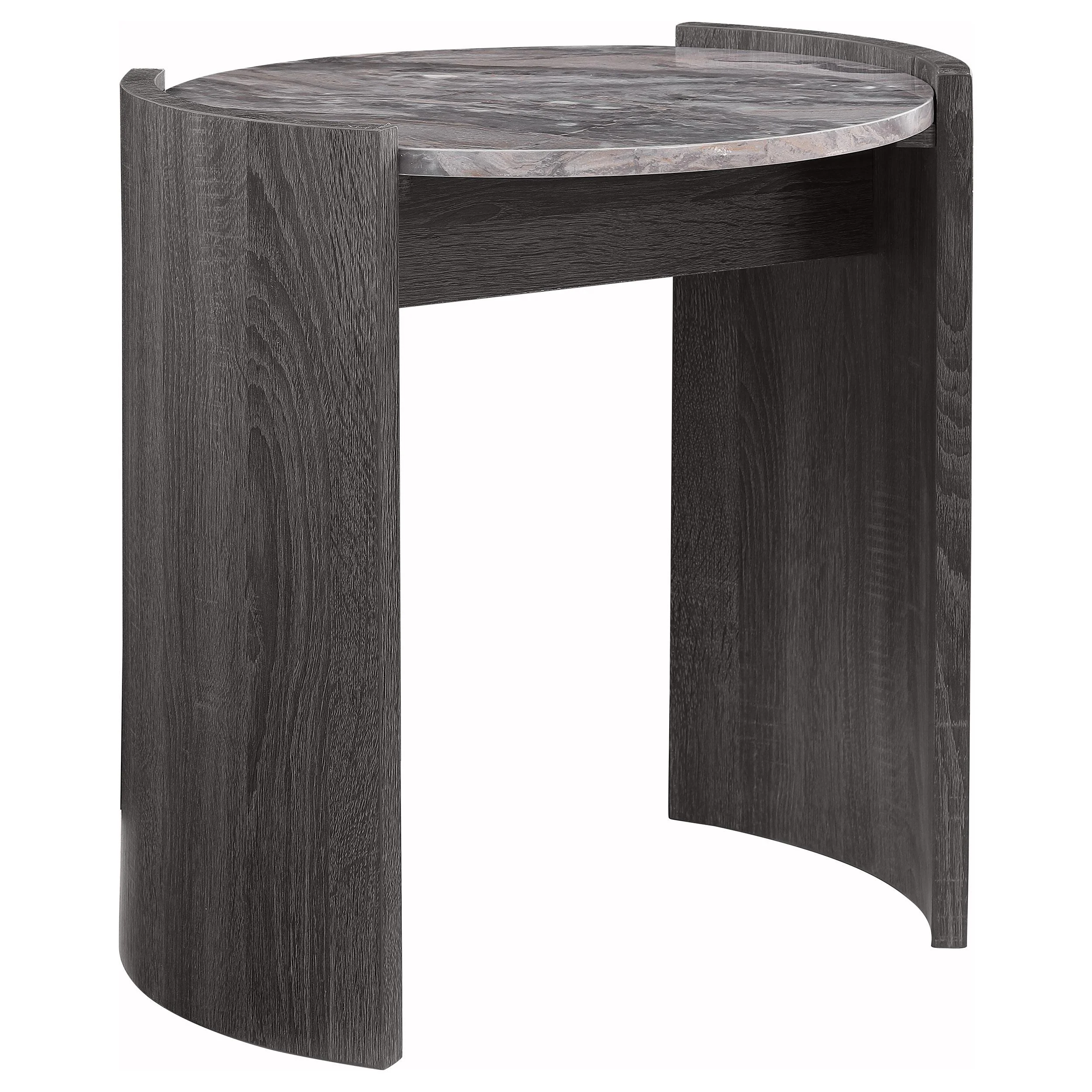 Gladstone Distressed Gray 2-Piece Coffee and End Table Set - Image 5