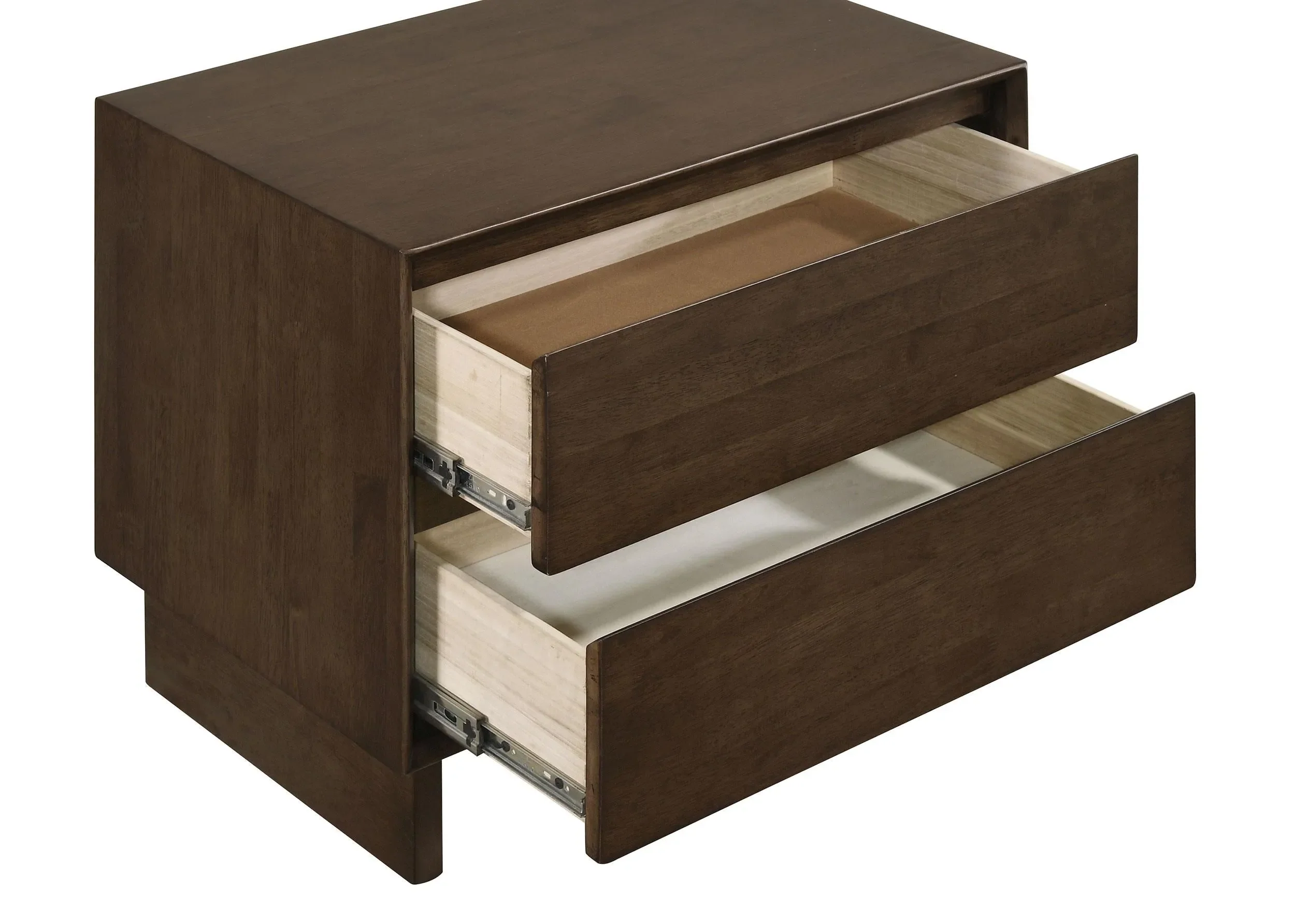 Glenwood Warm Brown 2-Drawer Nightstand - Image 11