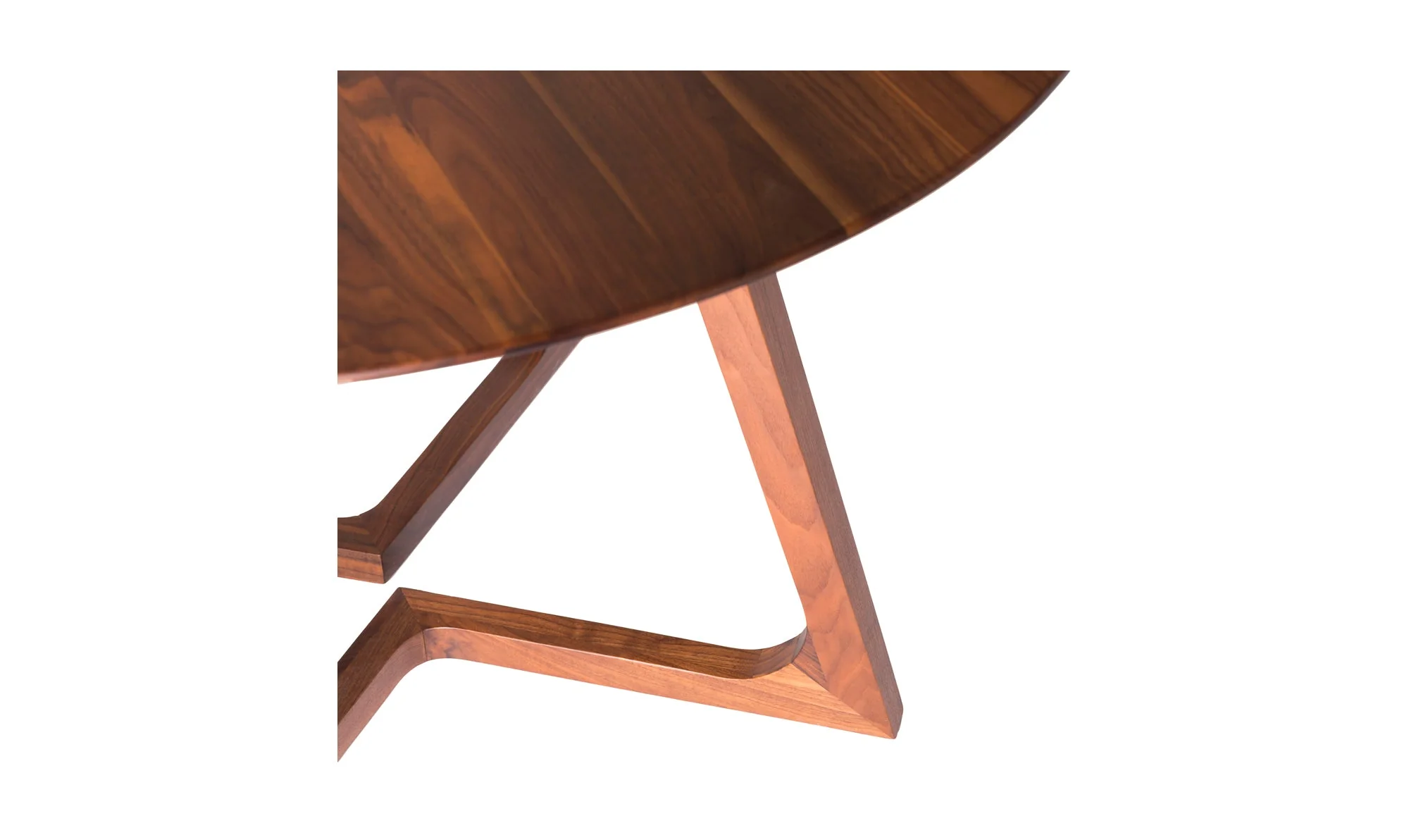 Godenza Round Dining Table Walnut - Image 7