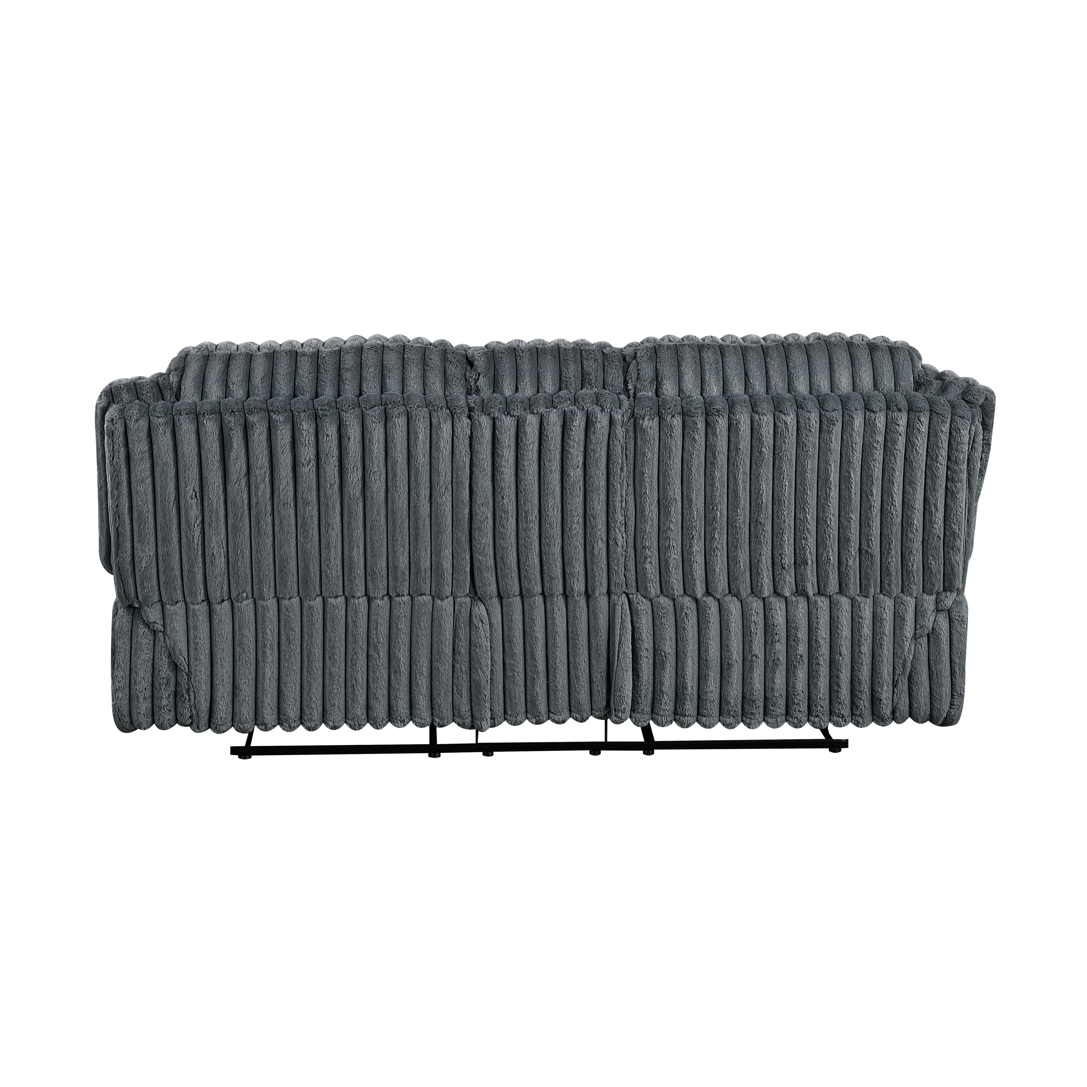 Goodland Dark Gray Double Reclining Living Room Set - Image 10