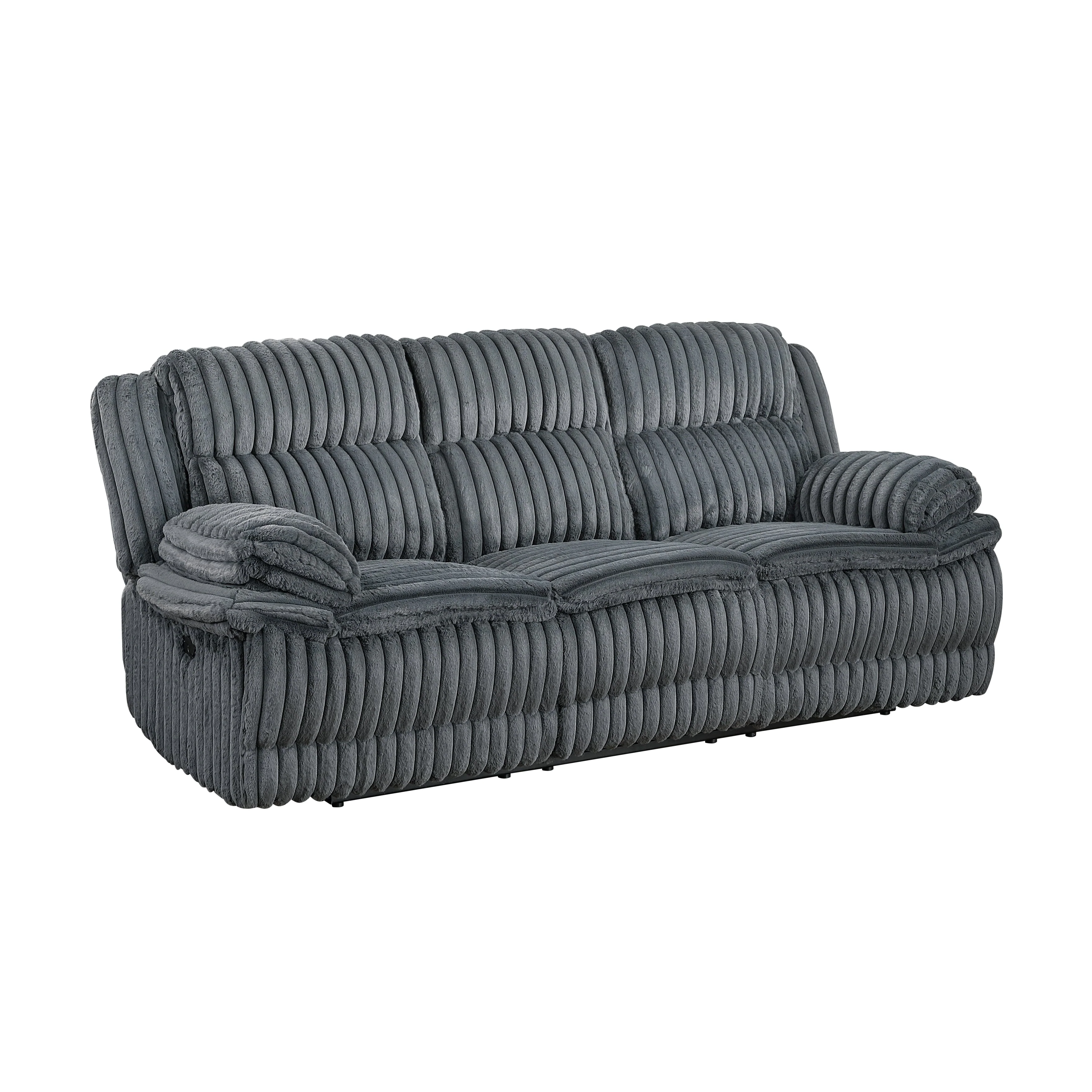 Goodland Dark Gray Double Reclining Sofa