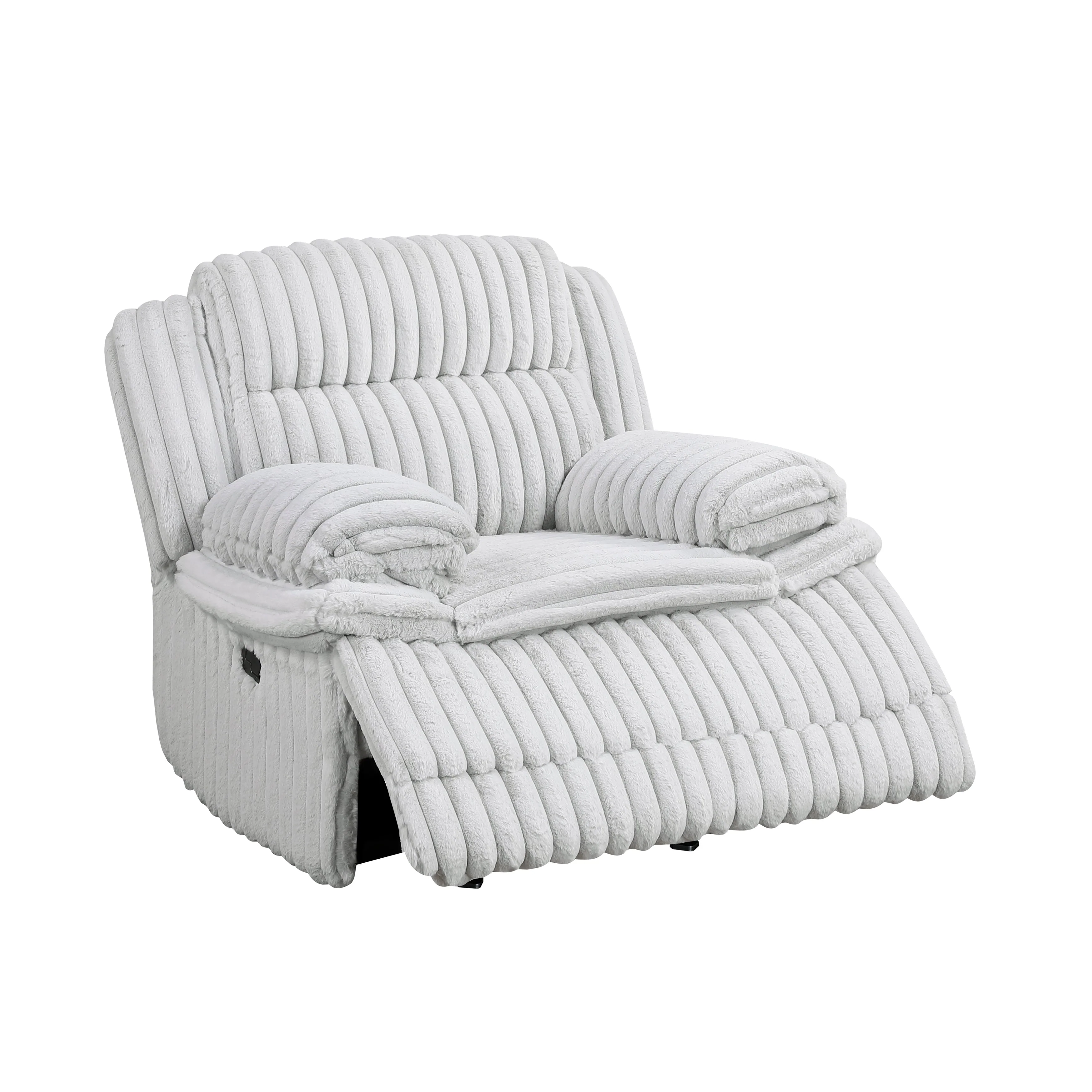 Goodland Gray Double Reclining Living Room Set - Image 18