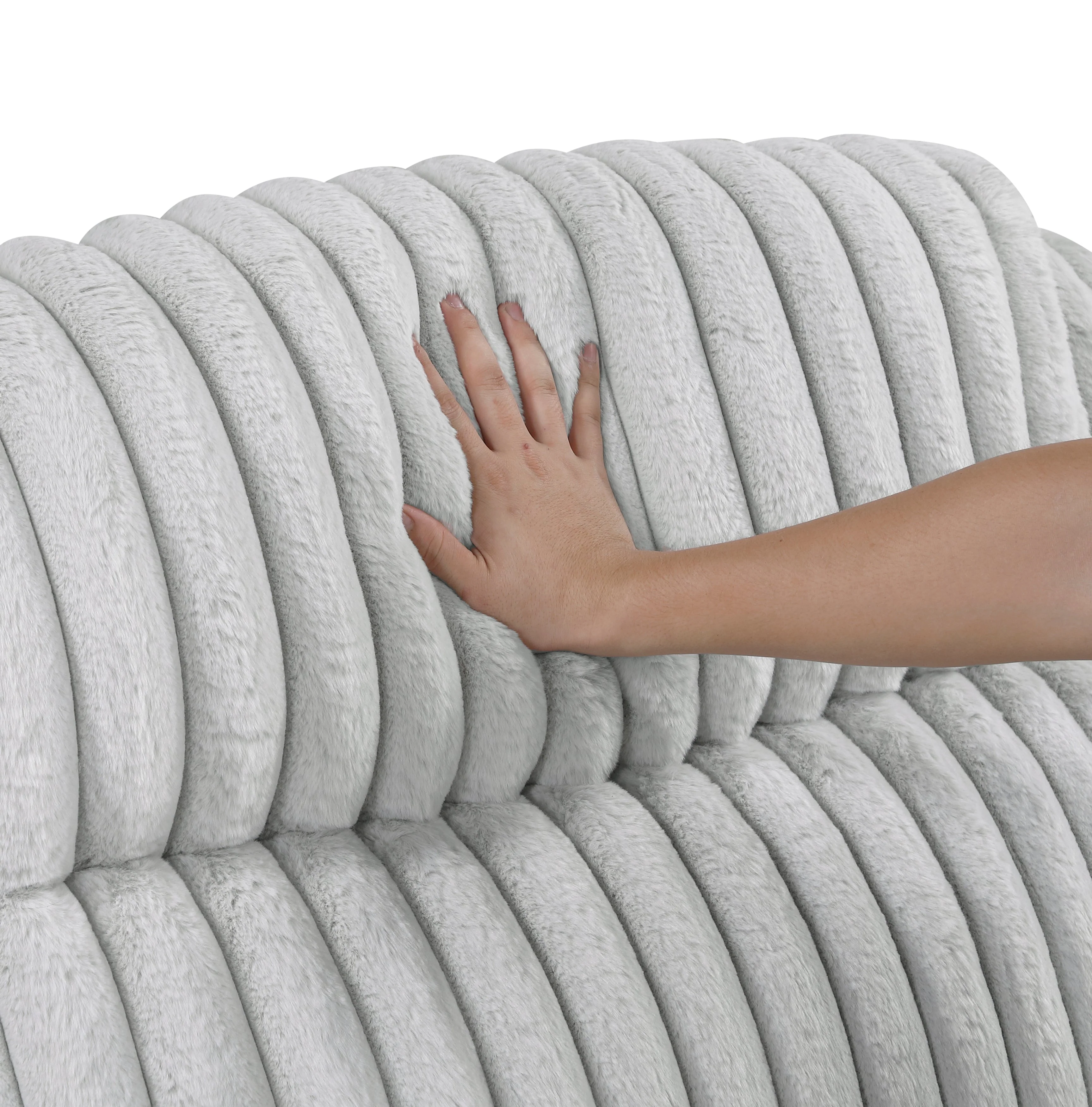 Goodland Gray Double Reclining Sofa - Image 5