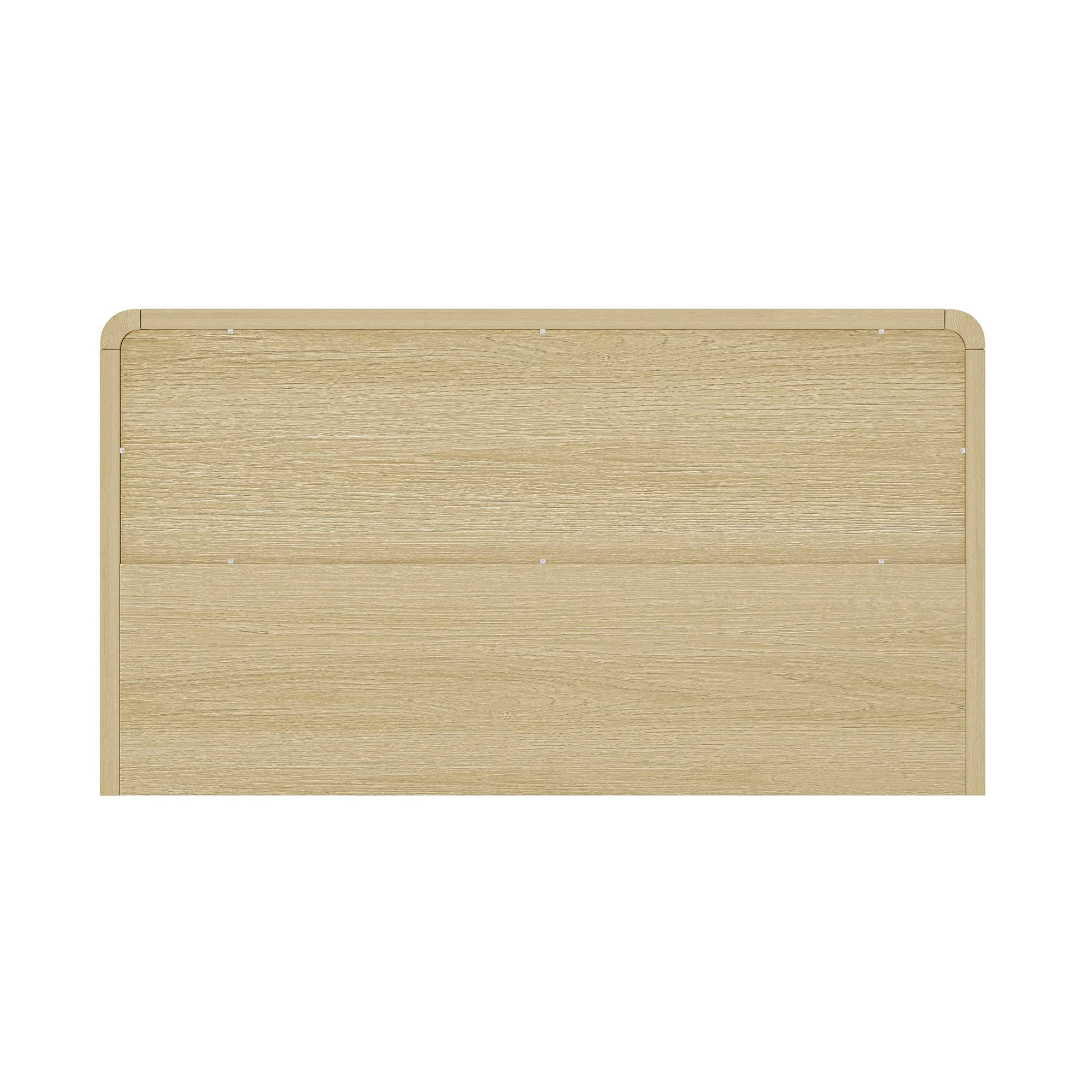 Grace 60" Double Dresser in Natural Oak and Gold - Image 8