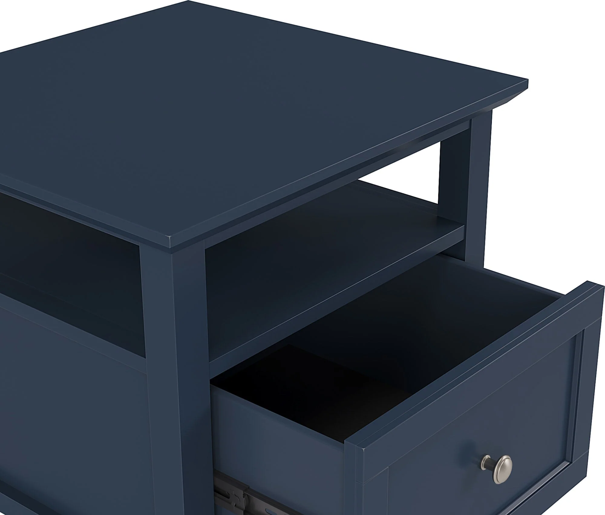 Grace Blueberry Square End Table - Image 3