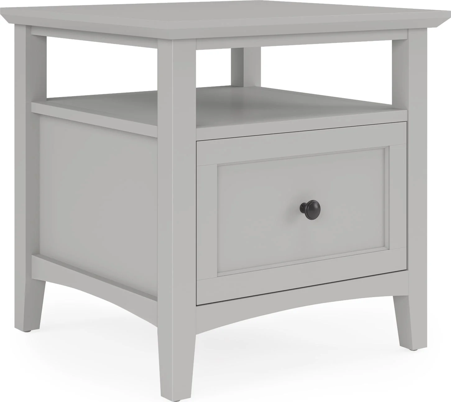Grace Elephant Grey Square End Table - Image 3
