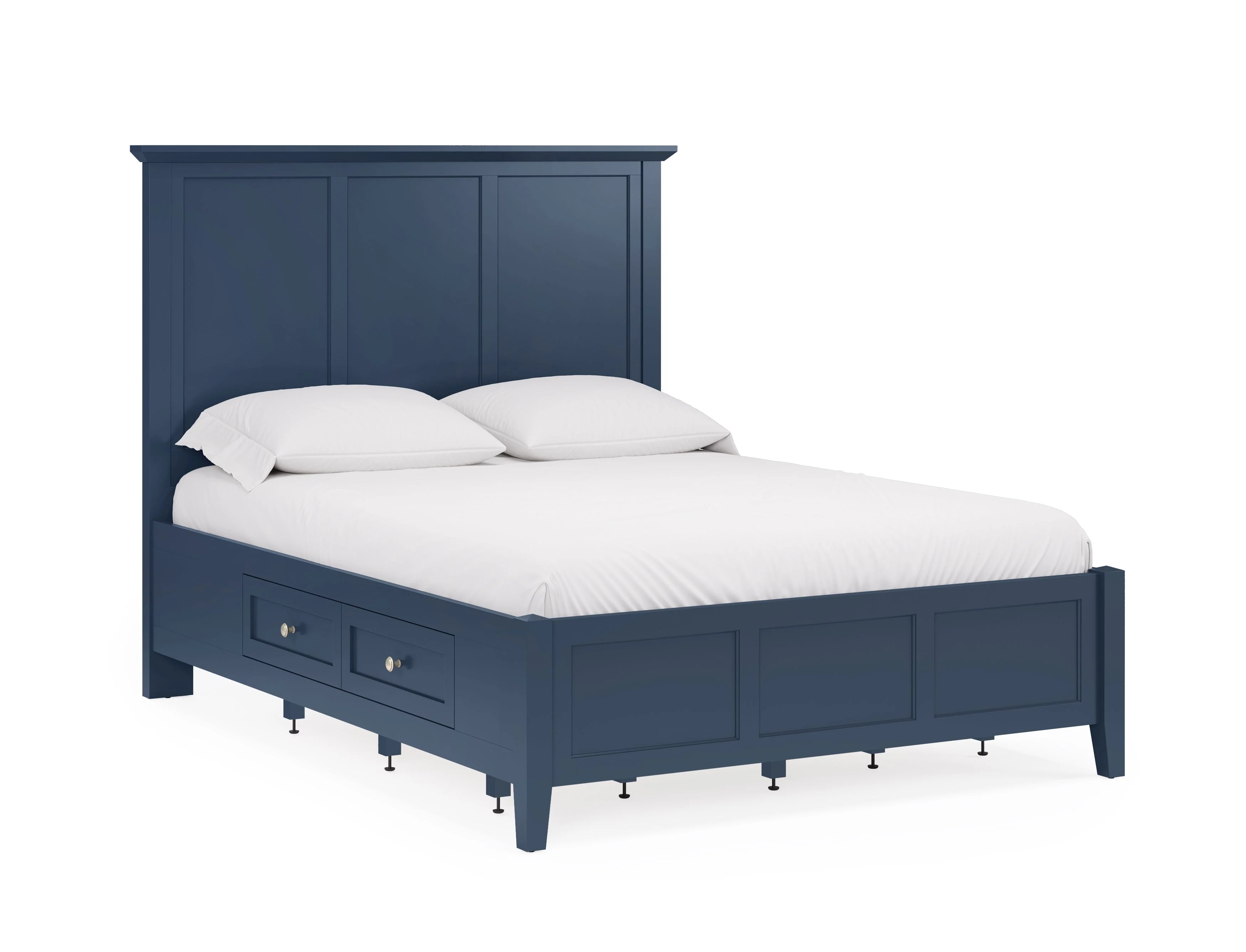 Grace Four Drawer Queen Platform Storage Bed in Blueberry - Image 3