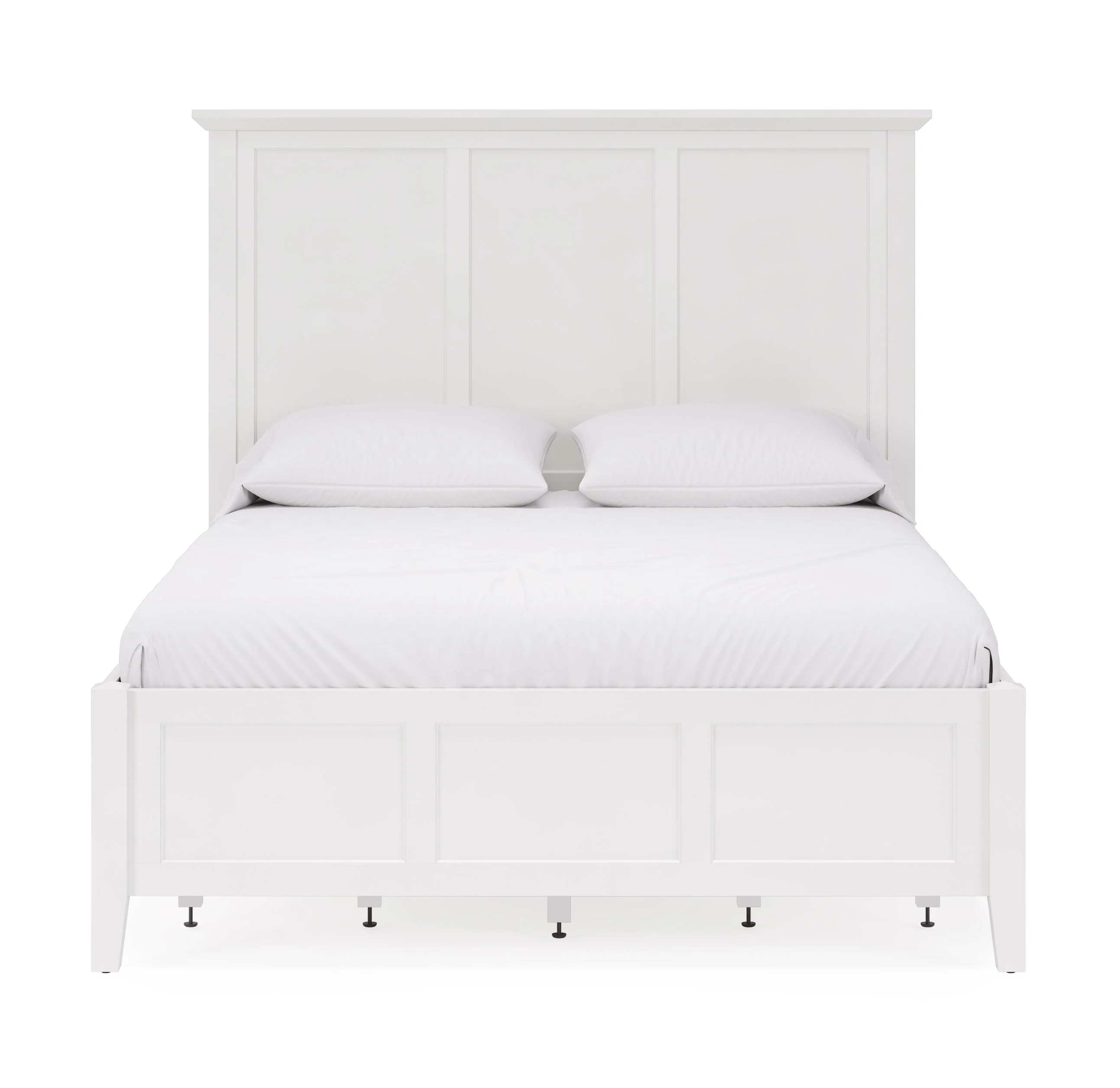 Grace Four Drawer Queen Platform Storage Bed in Snowfall White - Image 8