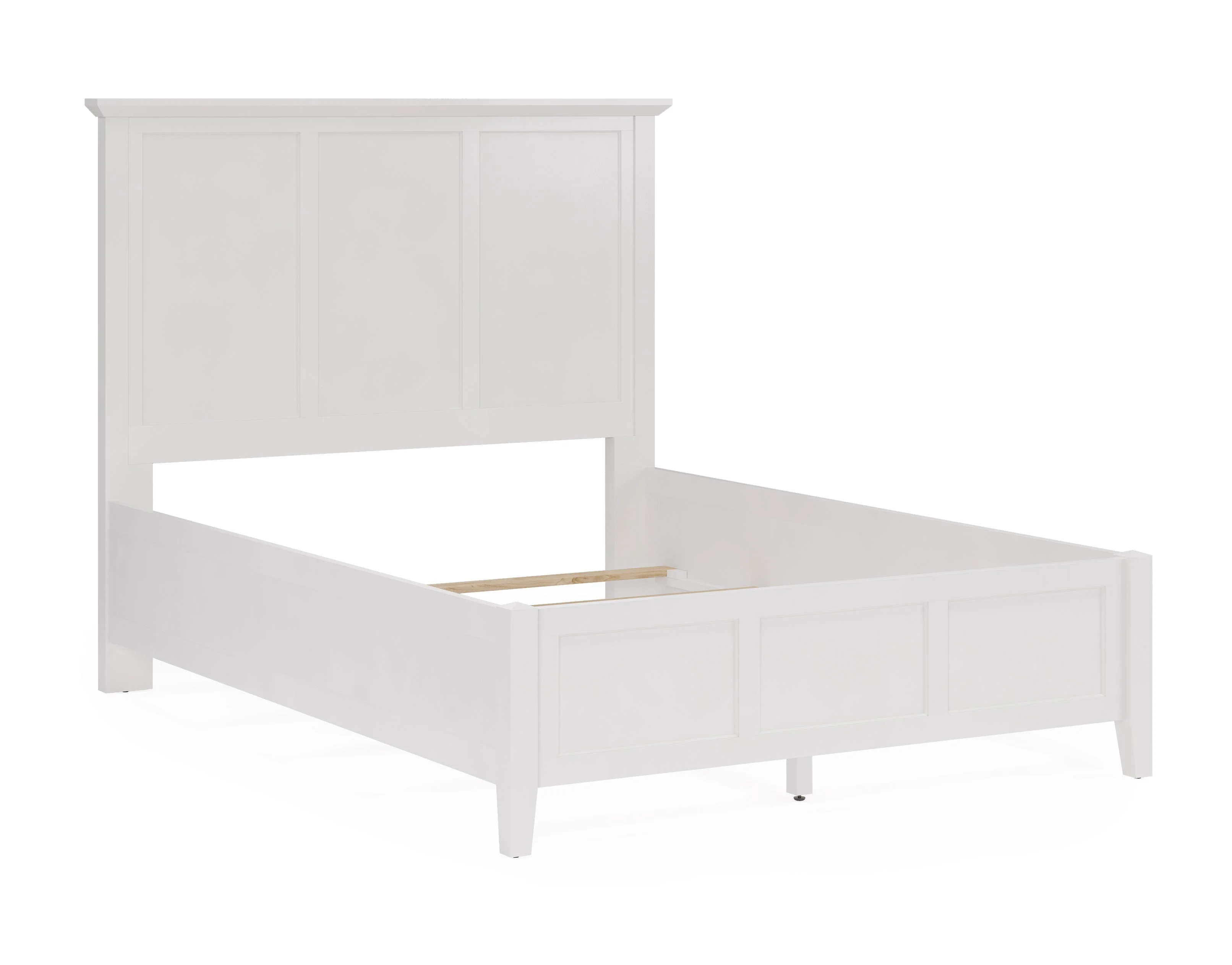 Grace Three Queen Panel Bed in Snowfall White - Image 8