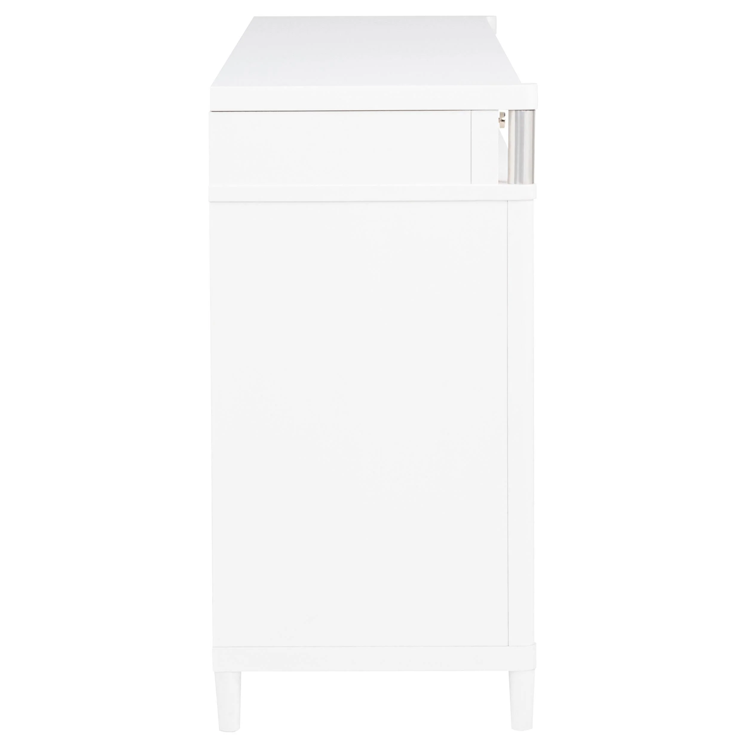 Gracemont White 8-Drawer Bedroom Dresser Cabinet - Image 9