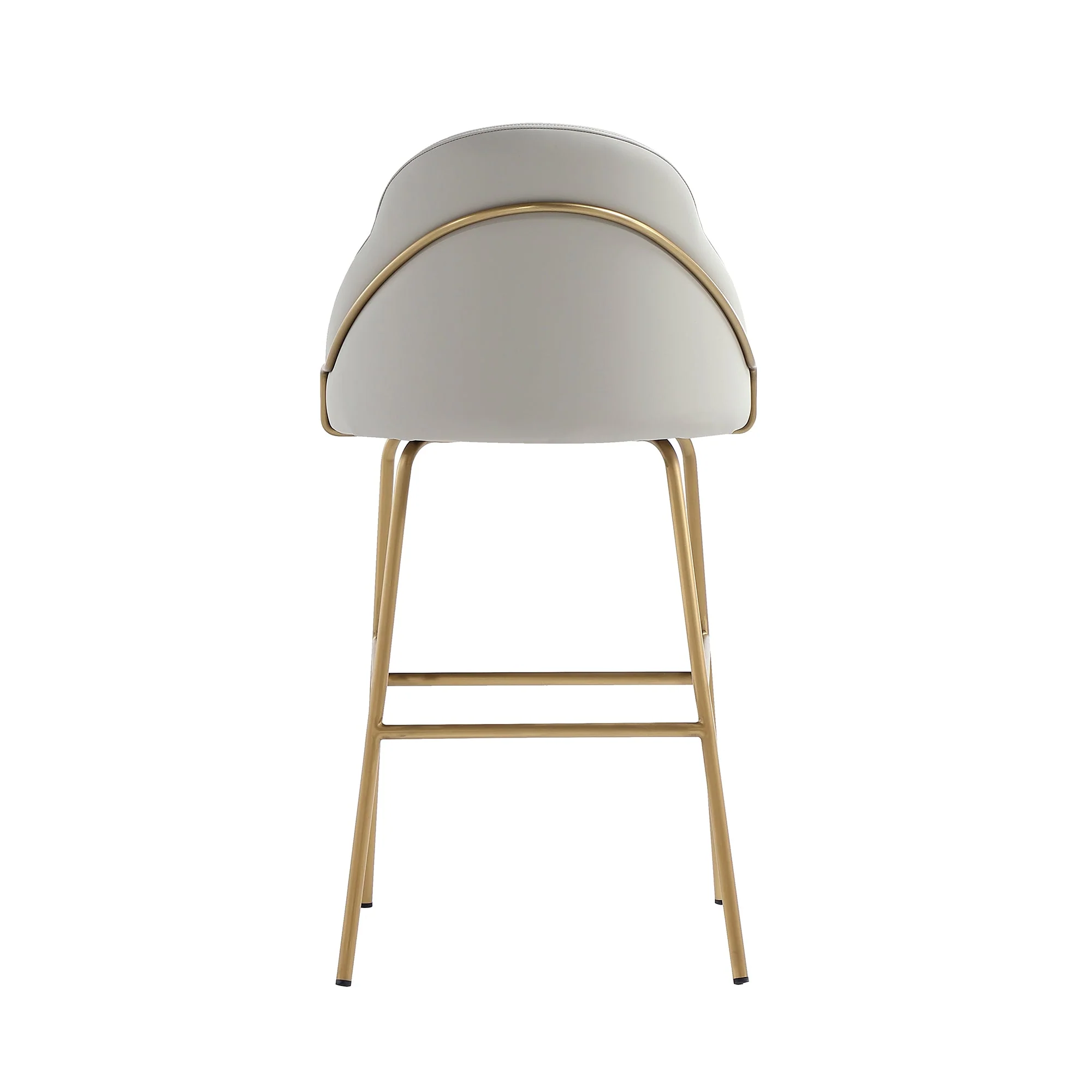 Gracie Barstool in Stone and Gold - Image 8