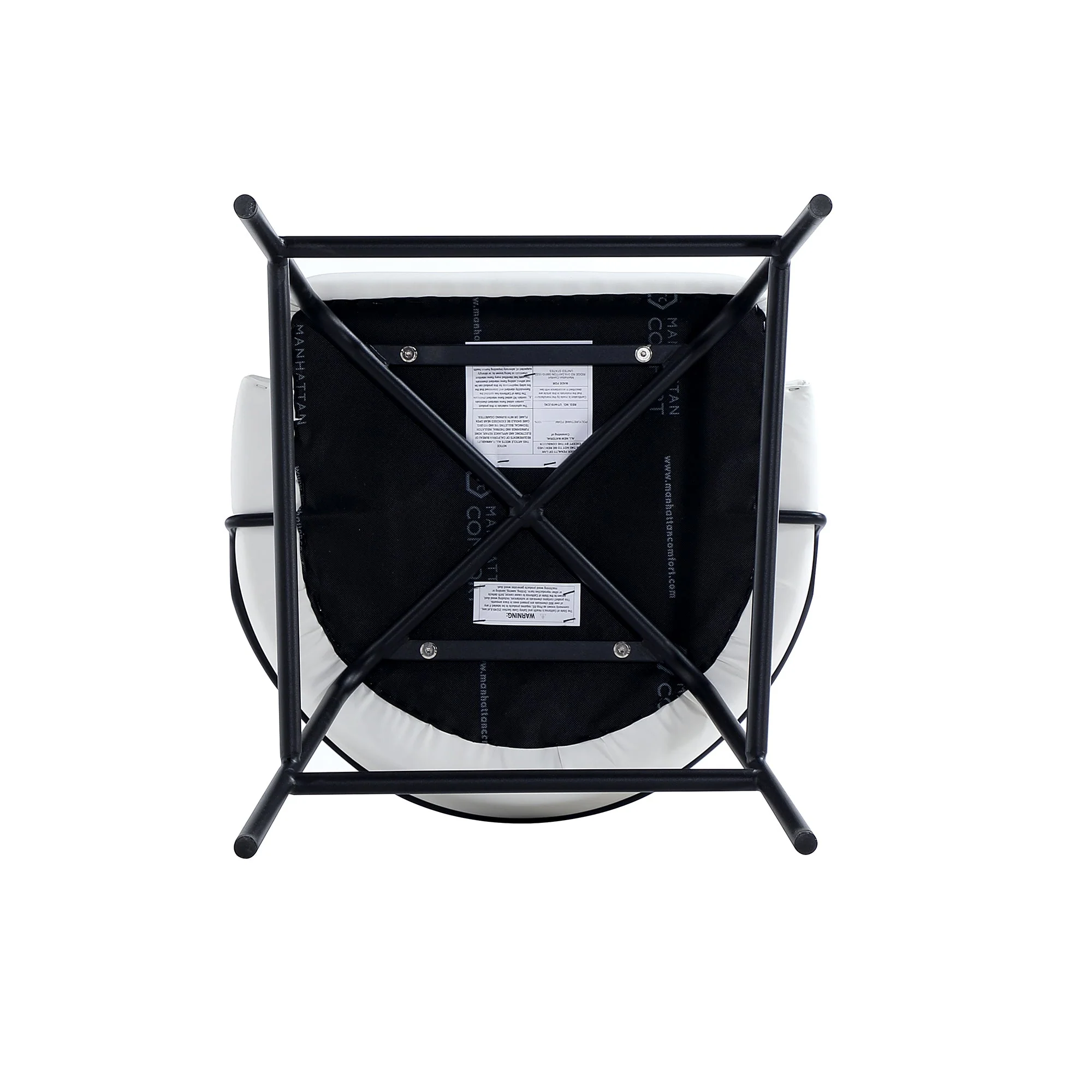 Gracie Barstool in White and Black (set of 2) - Image 10