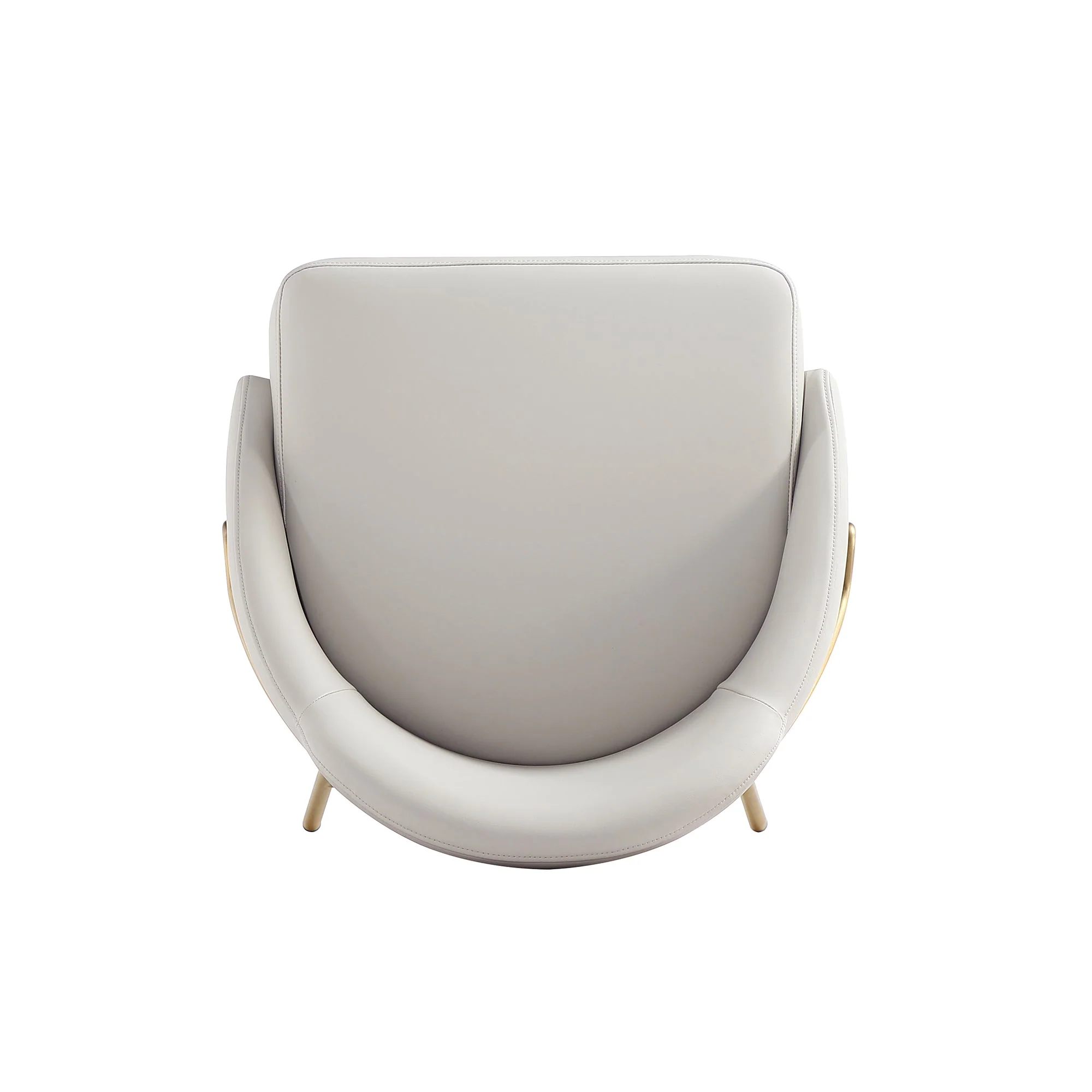 Gracie Counter Stool in Stone and Gold - Image 9