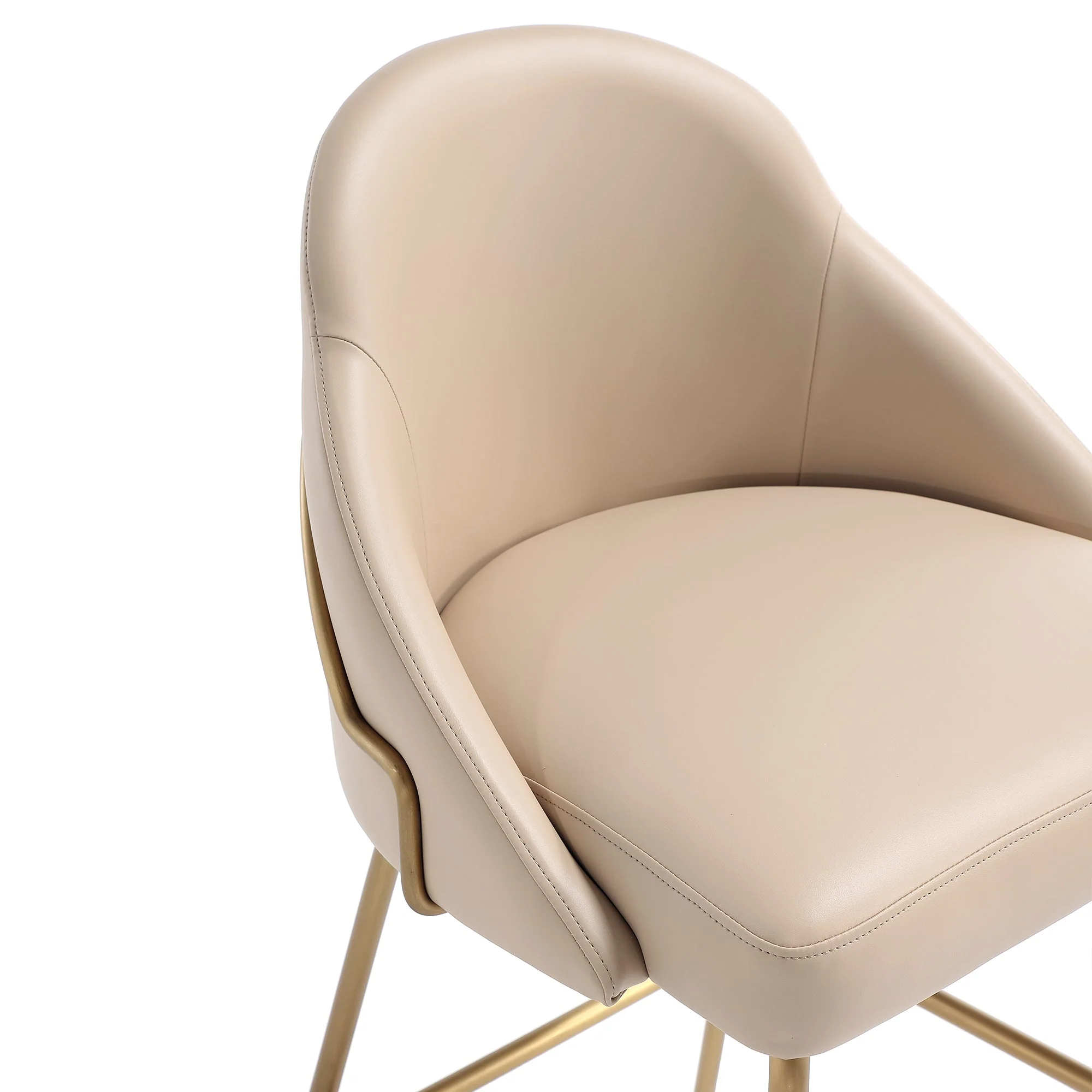 Gracie Counter Stool in Tan and Gold - Image 5