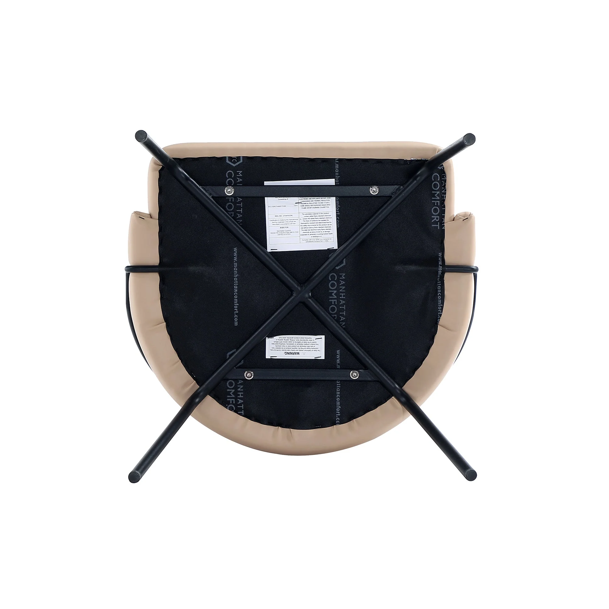 Gracie Dining Chair in Tan and Black - Image 10