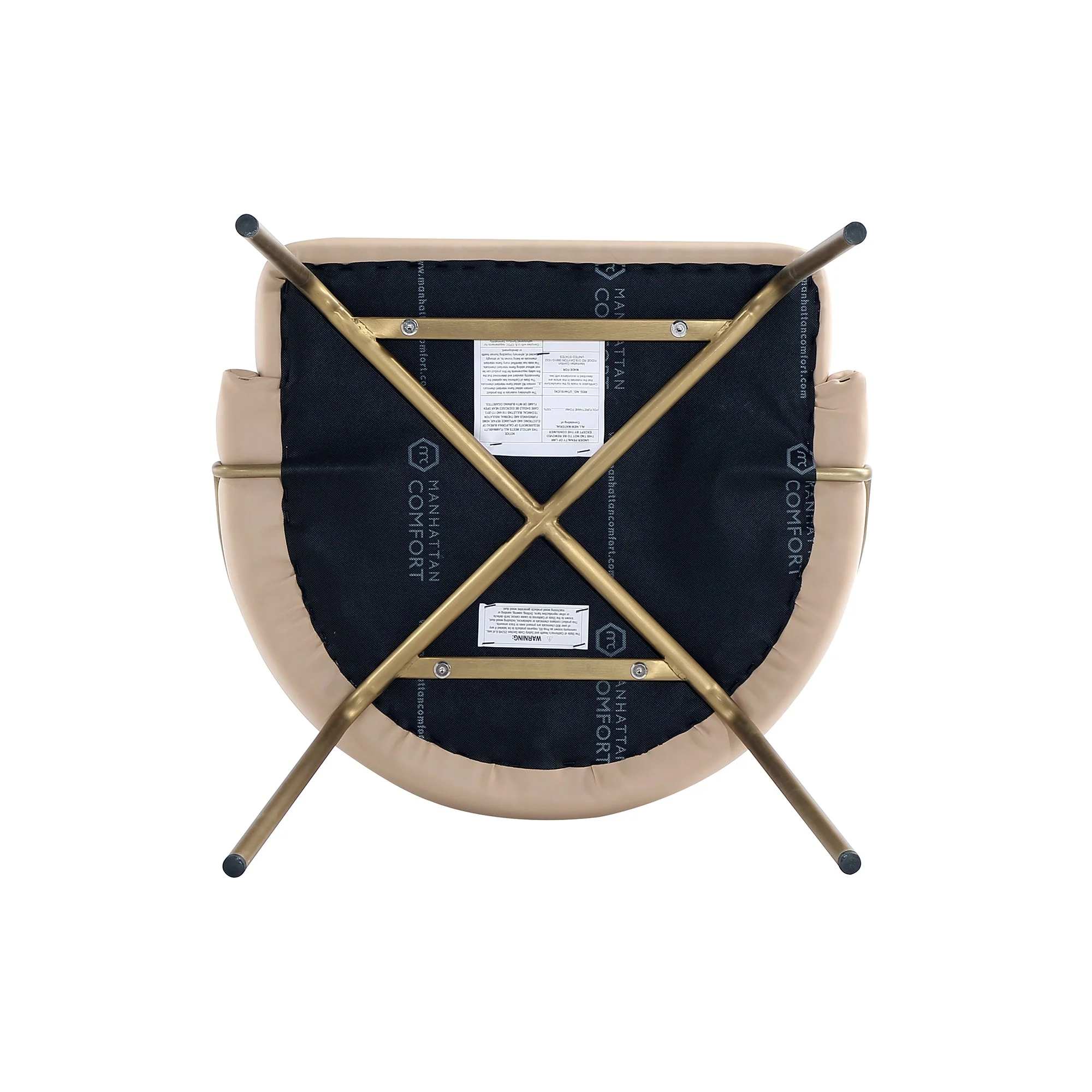 Gracie Dining Chair in Tan and Gold (set of 4) - Image 10