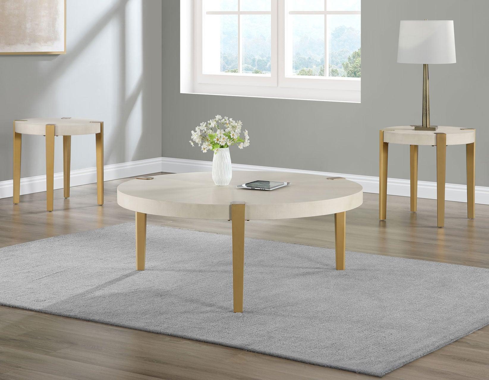 Gracie End Table, White - Image 4