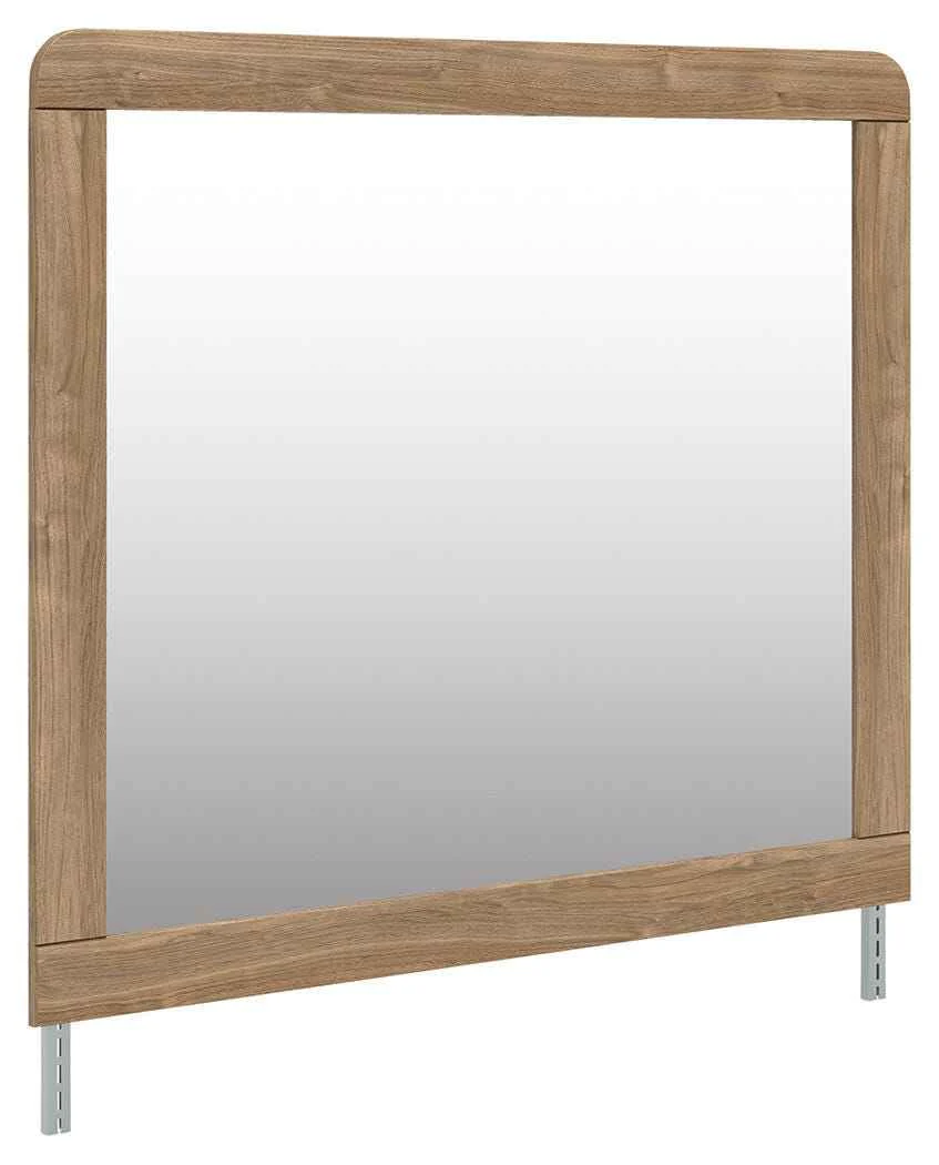 Gramburg Warm Natural Brown Bedroom Mirror - Image 2
