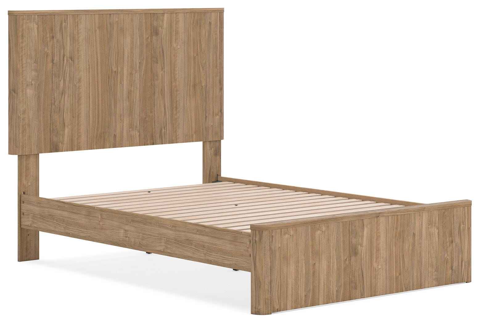 Gramburg Warm Natural Brown Full Panel Platform Bed - Image 3