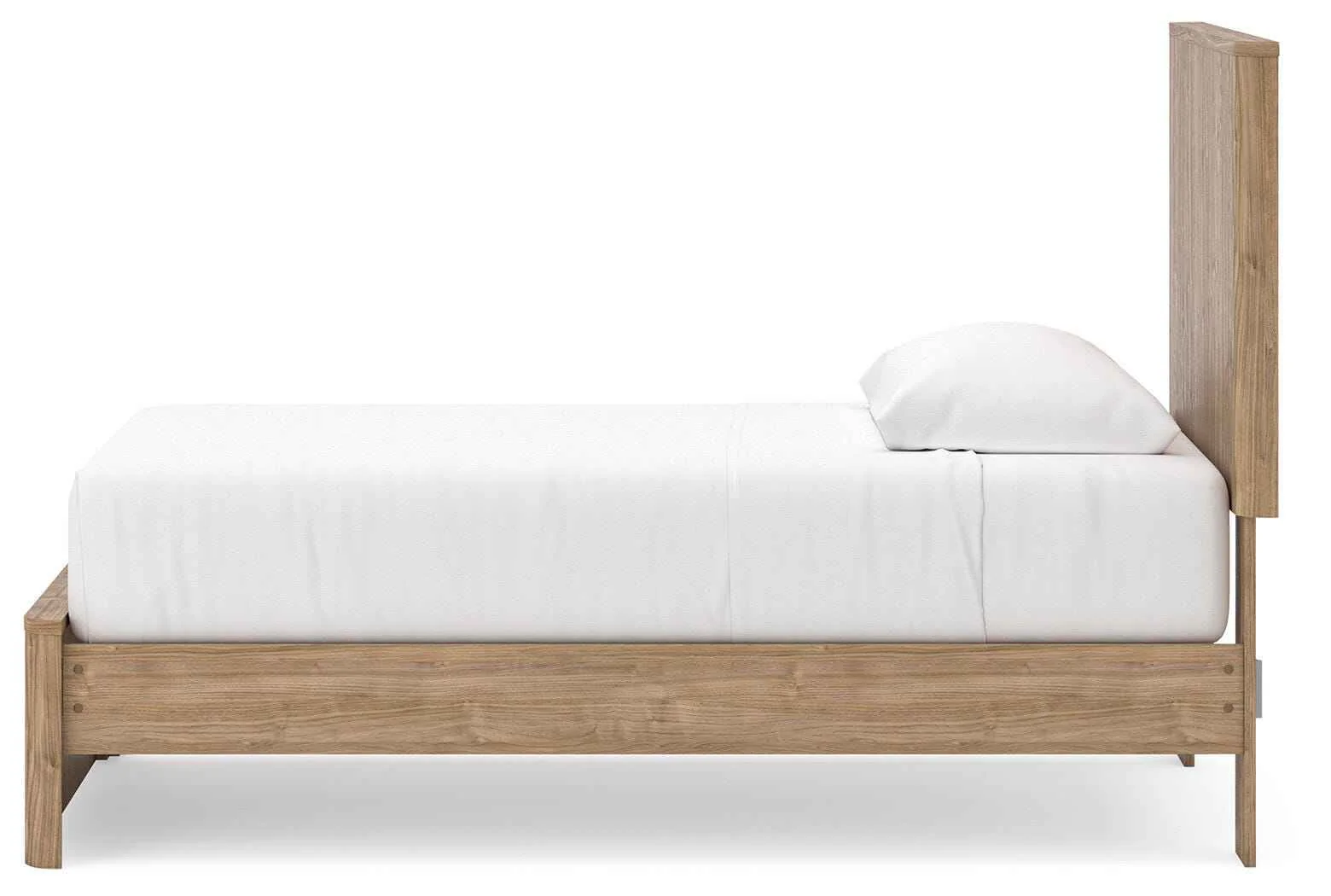 Gramburg Warm Natural Brown Twin Panel Platform Bed - Image 7